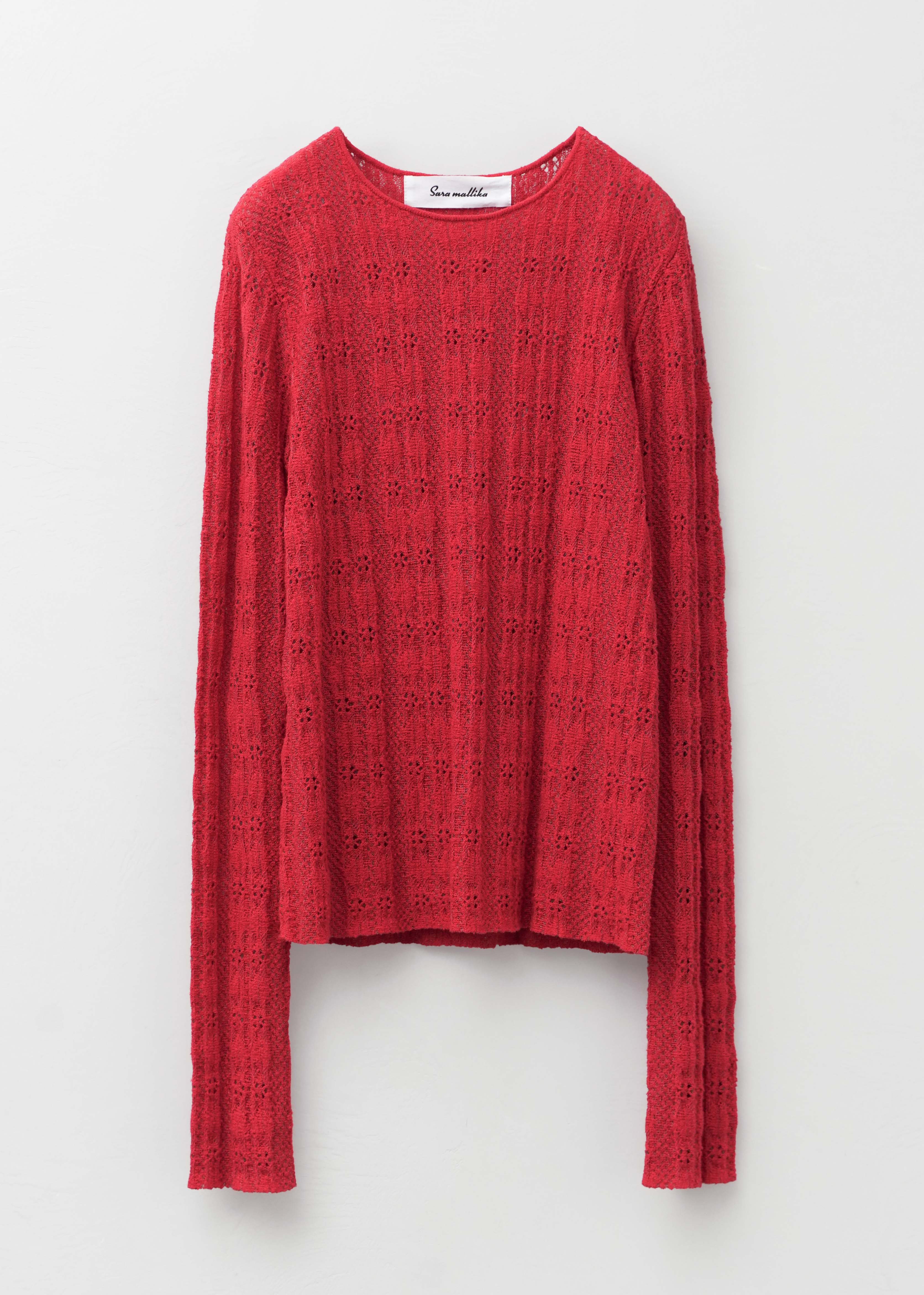 【8/19 10時発売】Boucle Yarn Crew Top