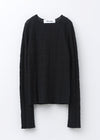 【8/19 10時発売】Boucle Yarn Crew Top