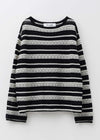 【8/19 10時発売】Border Pattern Knit Top