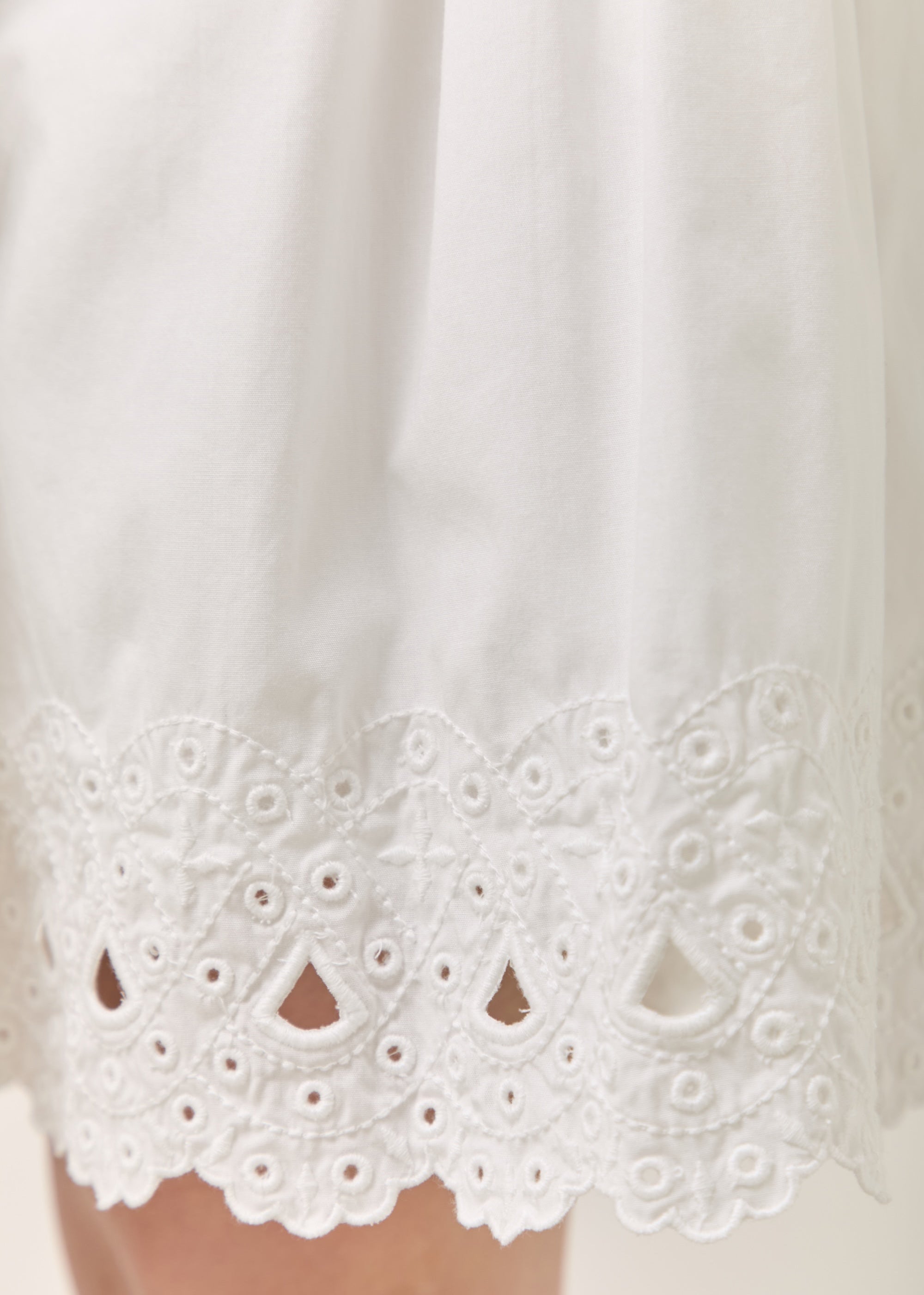 Cotton Scallop Hem Short Pants | Pasand by ne Quittez pas | パサン