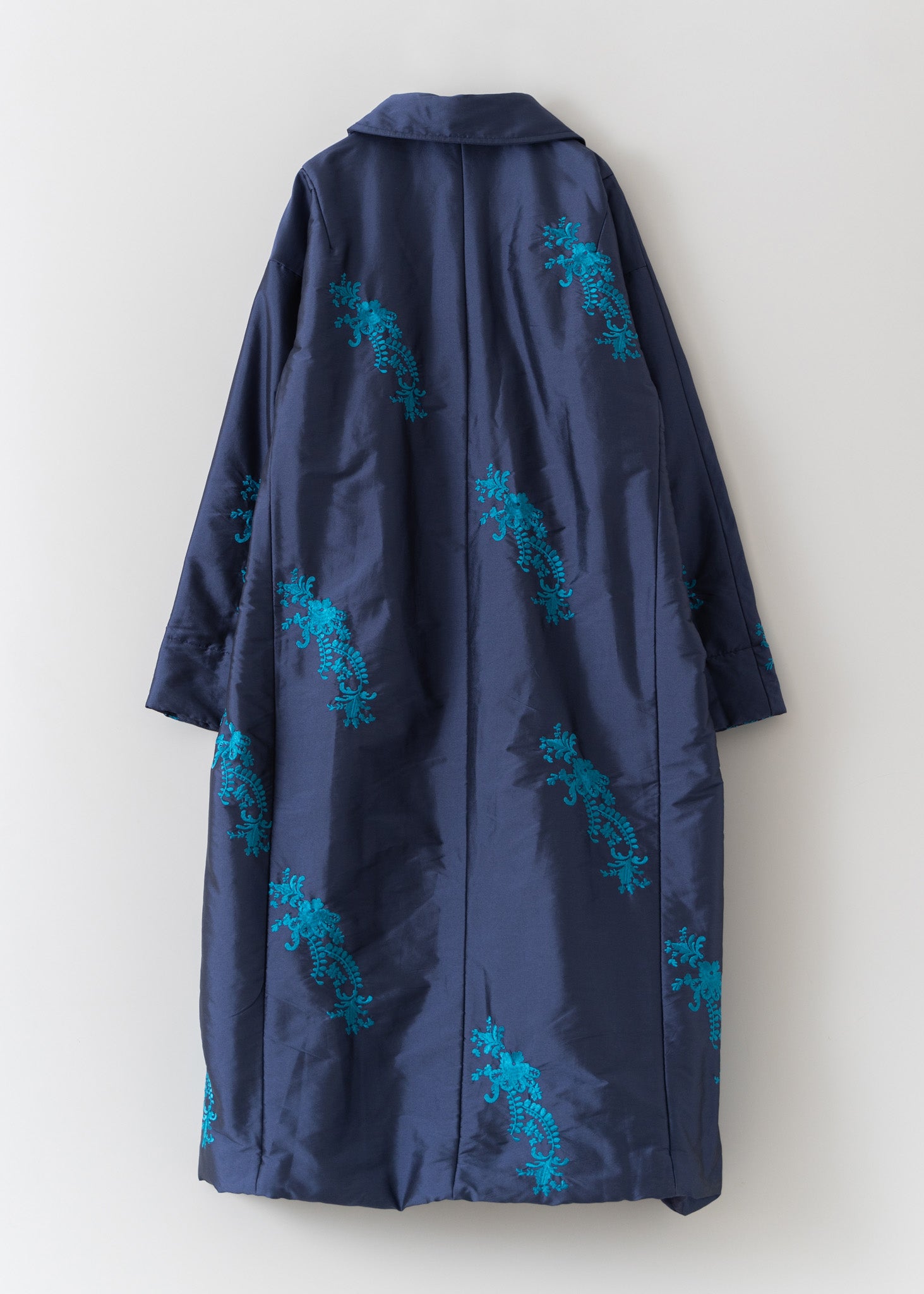 【10/16 10時発売】Poly Dupion Embroidery Quilting Coat