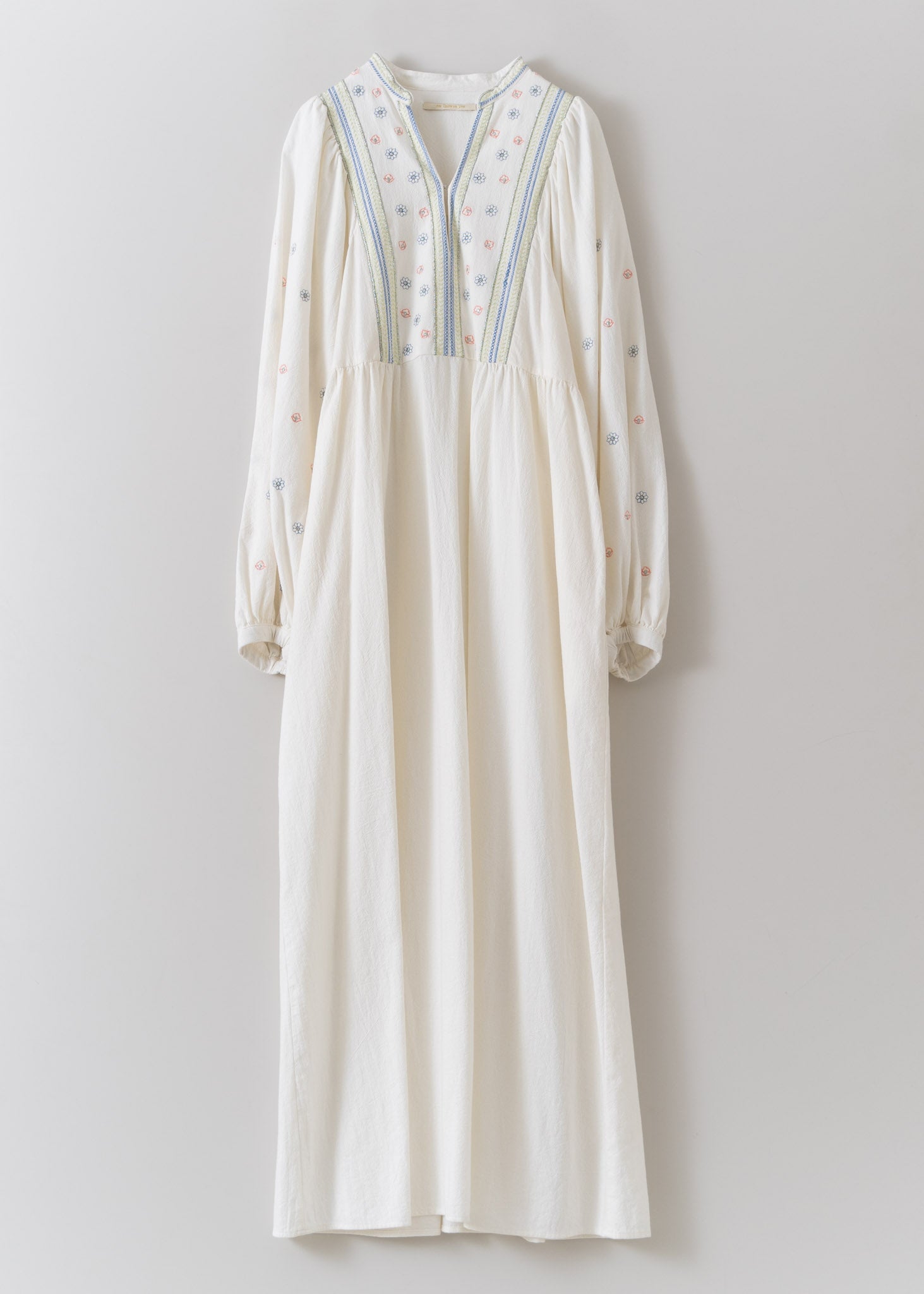 Crimp Cotton Embroidery York Dress