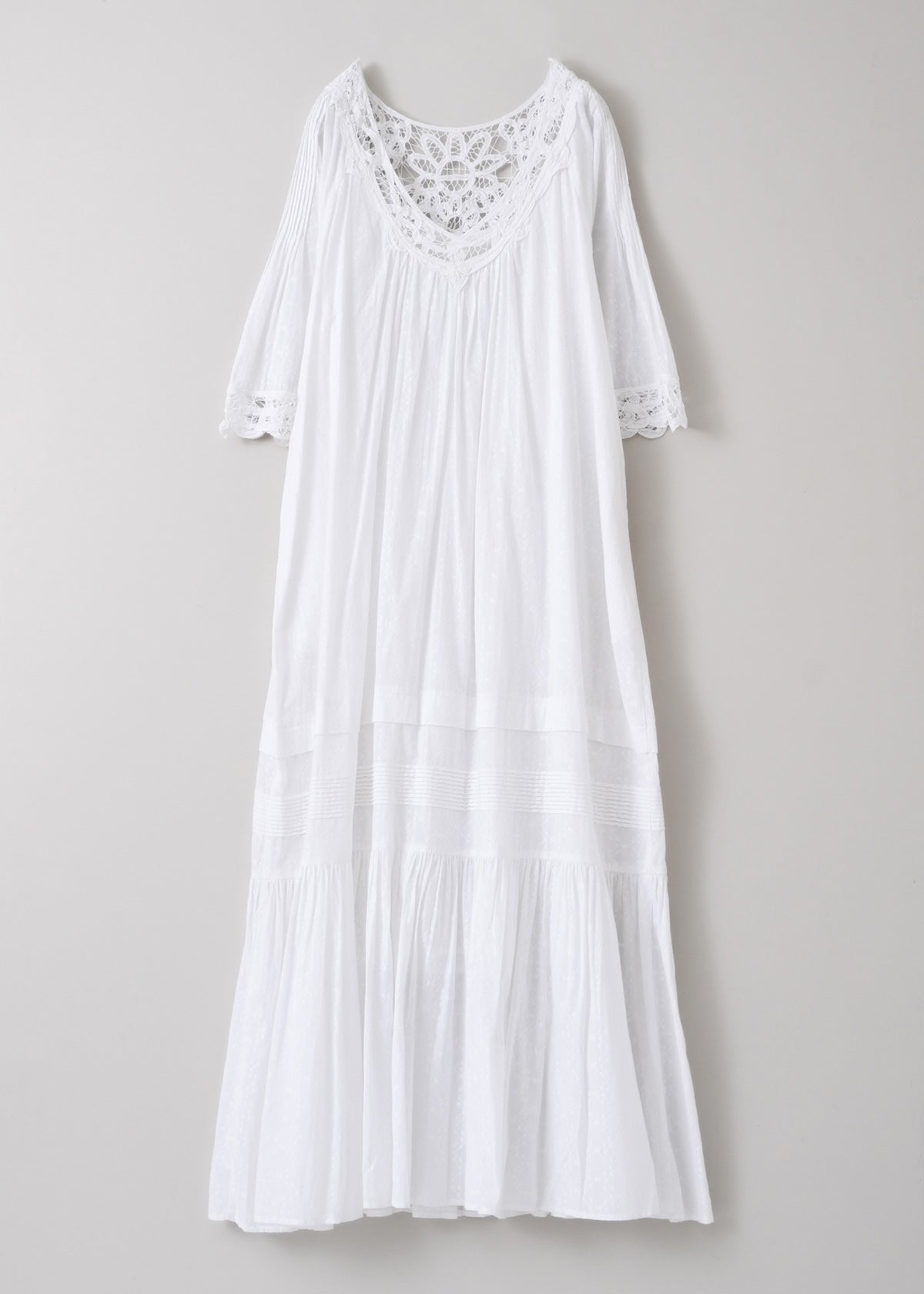 Cotton Batten Lace Dress