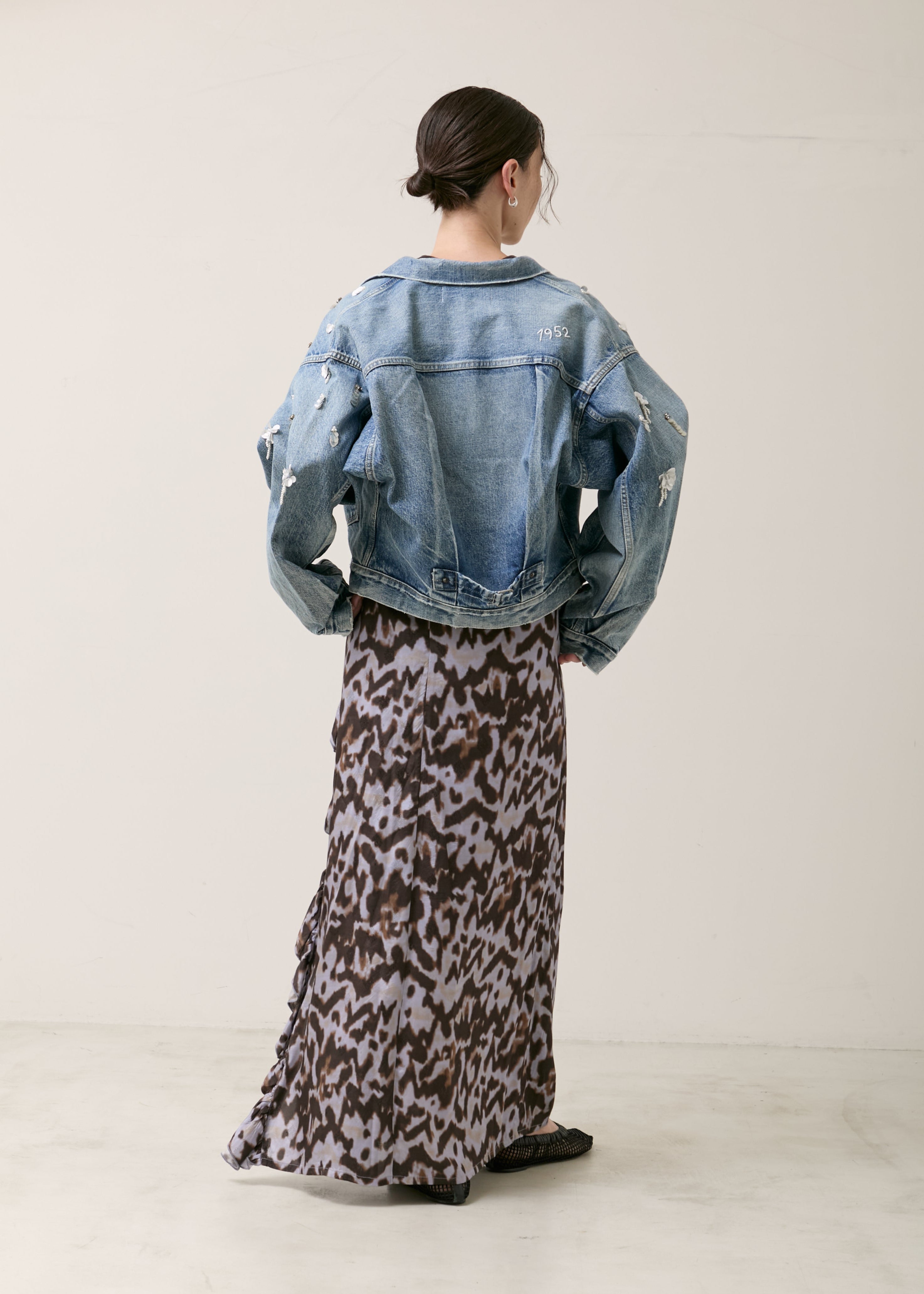 Sequins Embroidery Denim Jacket | Pasand by ne Quittez pas