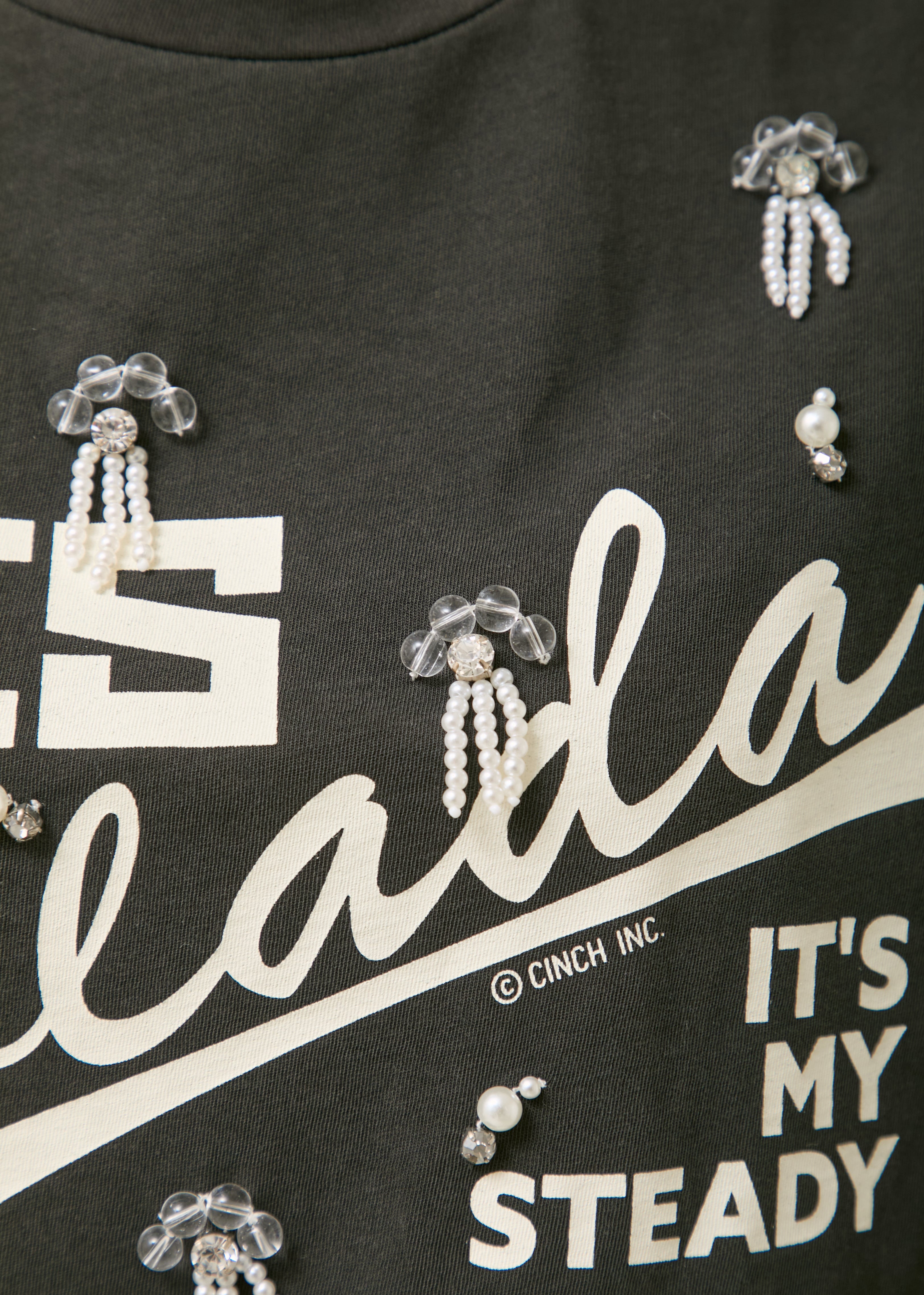 Beads Embroidery T-Shirt