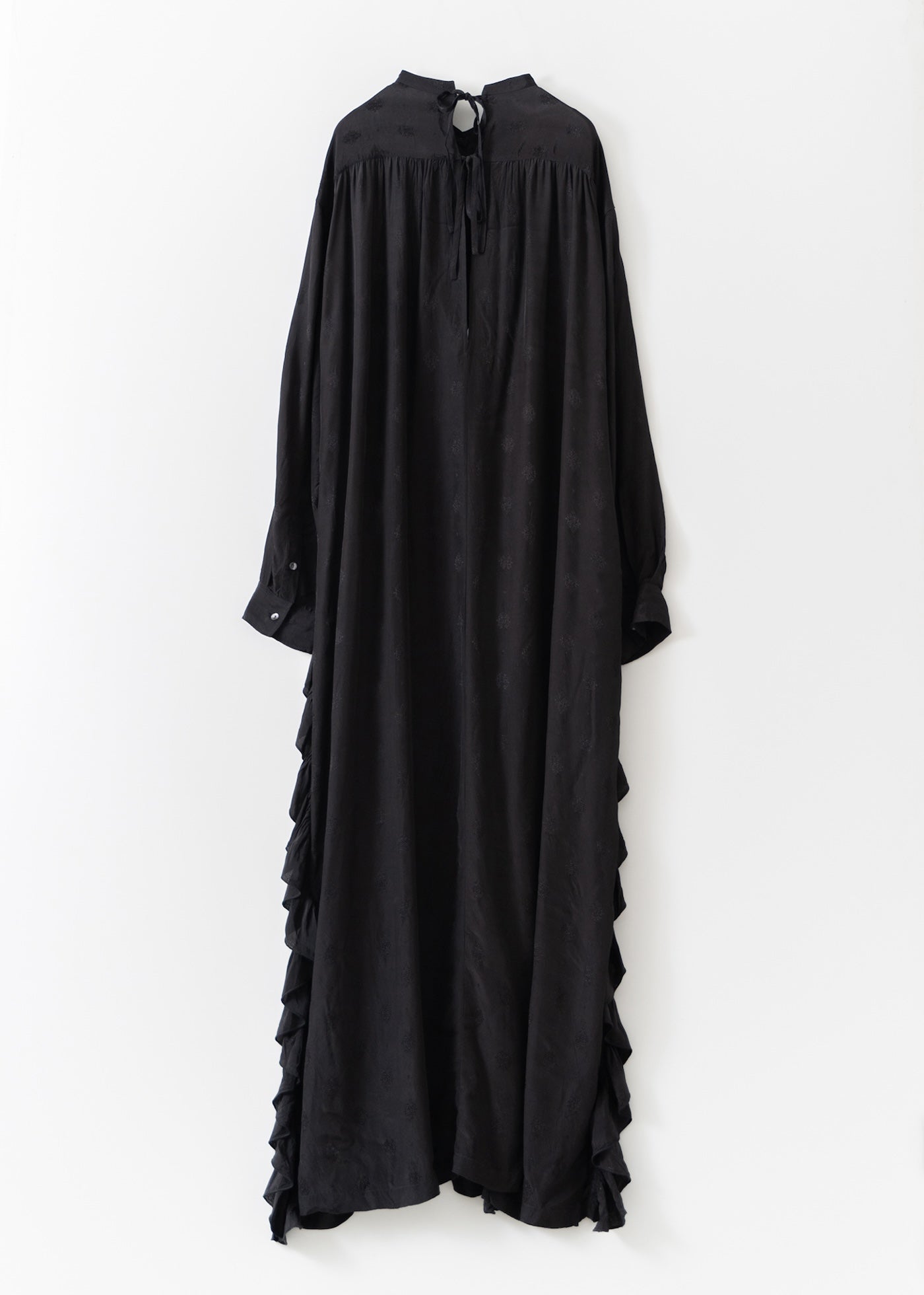 Rayon Jacquard Frill Kaftan Dress