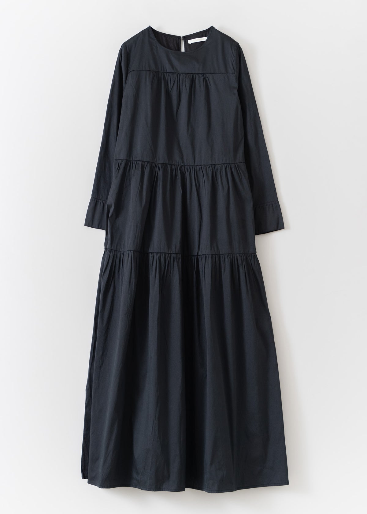 [Released on 11/13 at 10:00] Poly Dupion Solid Tiered Dress
