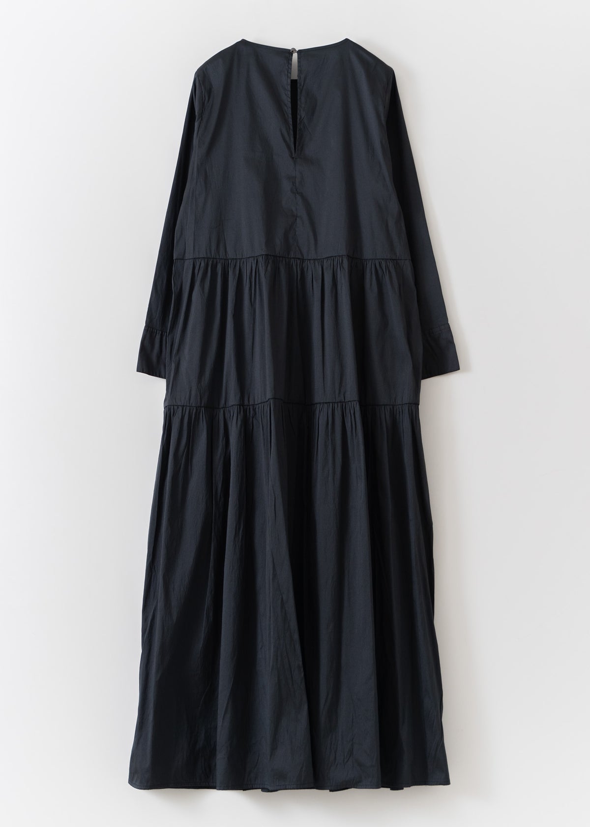 [Released on 11/13 at 10:00] Poly Dupion Solid Tiered Dress