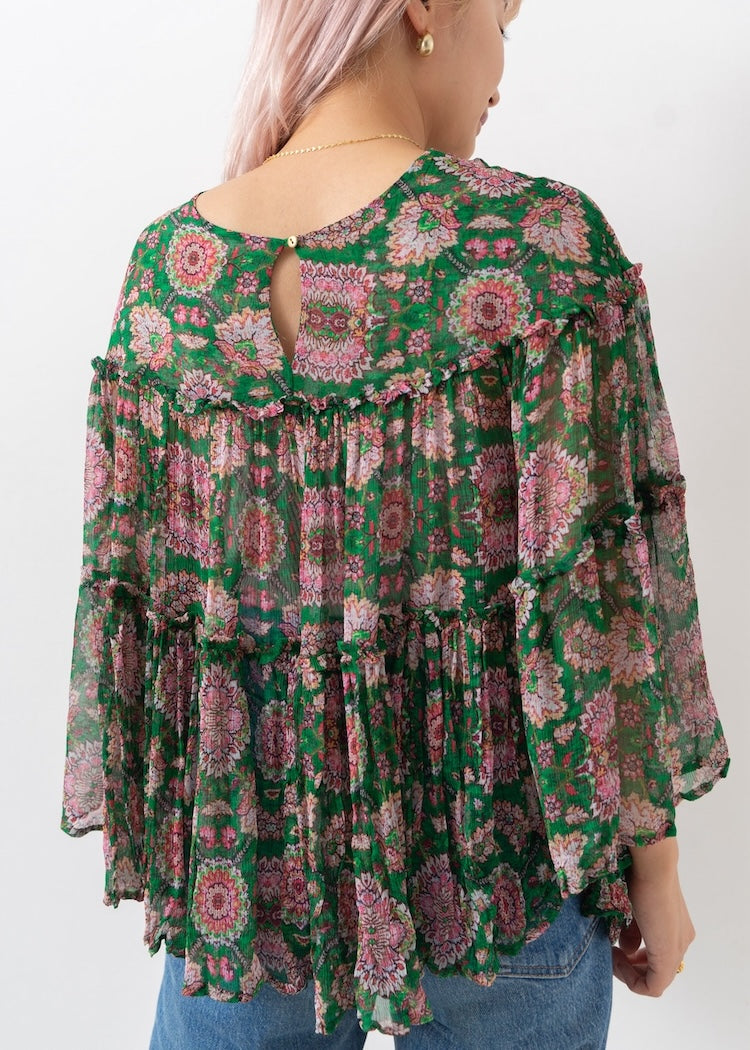 Rayon Chiffon Print Blouse