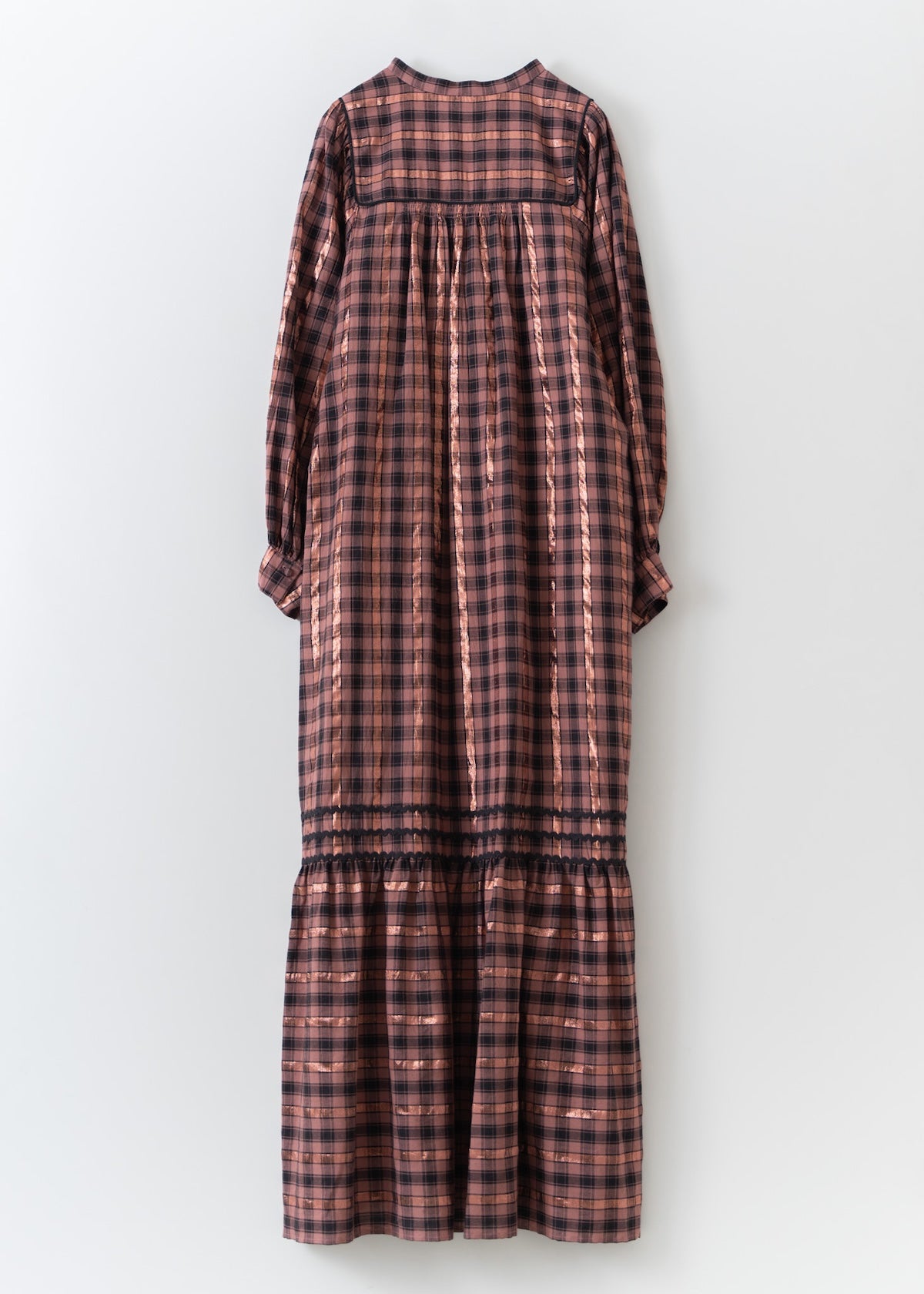 ANDMARY Cecily check long dress andmary ♡ Cecily check long dress
