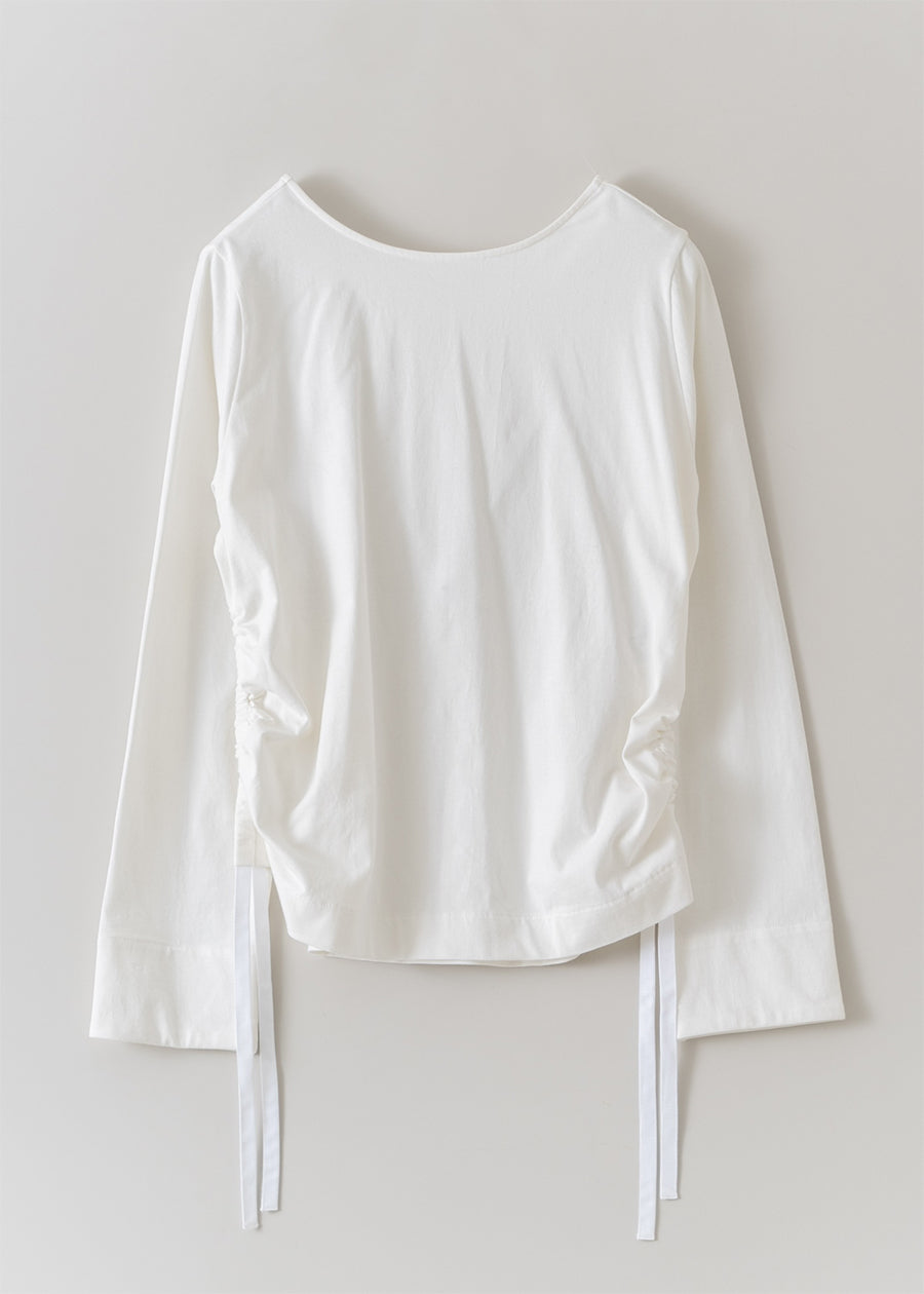 【9/11 10時発売】Suvin Jersey Side String Top