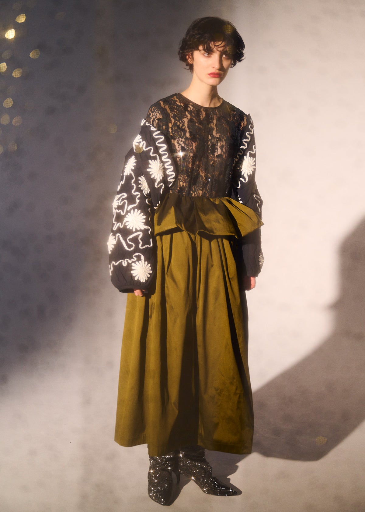 Srideri Frill Waist Skirt