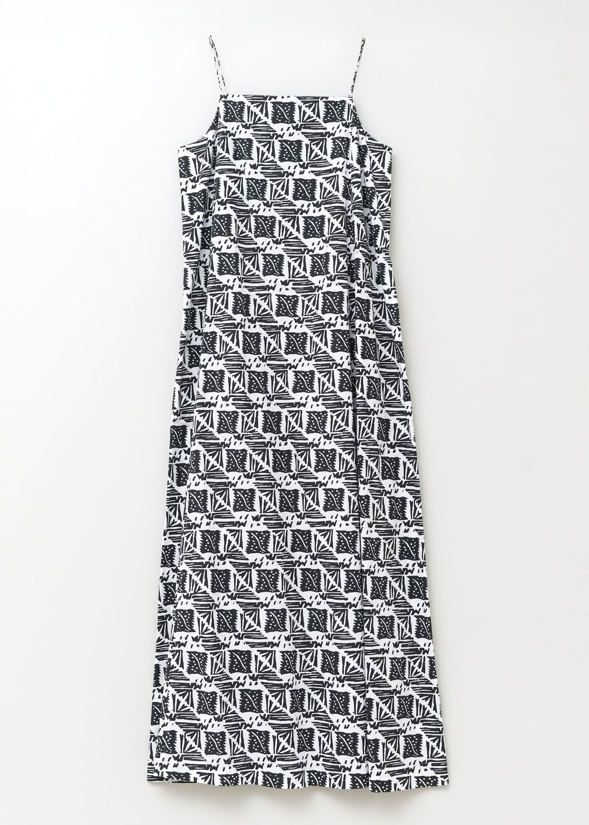 Cotton Poplin Print Cami Dress