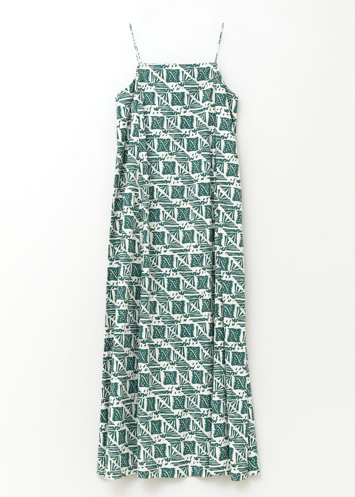 Cotton Poplin Print Cami Dress