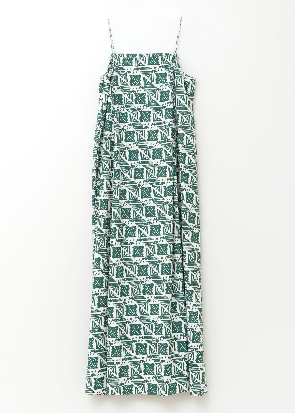 Cotton Poplin Print Cami Dress