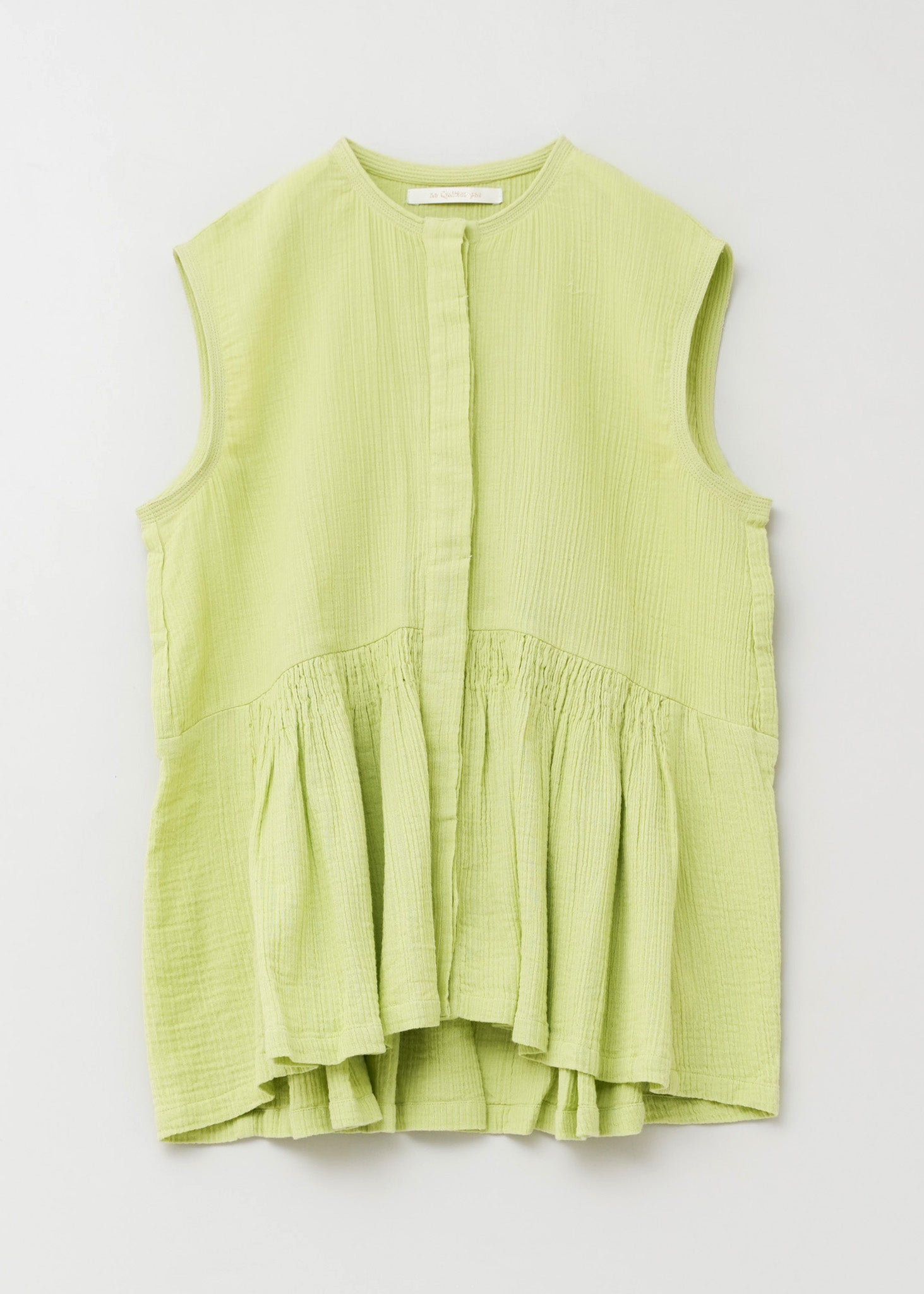 Double Gauze Sleeveless Blouse