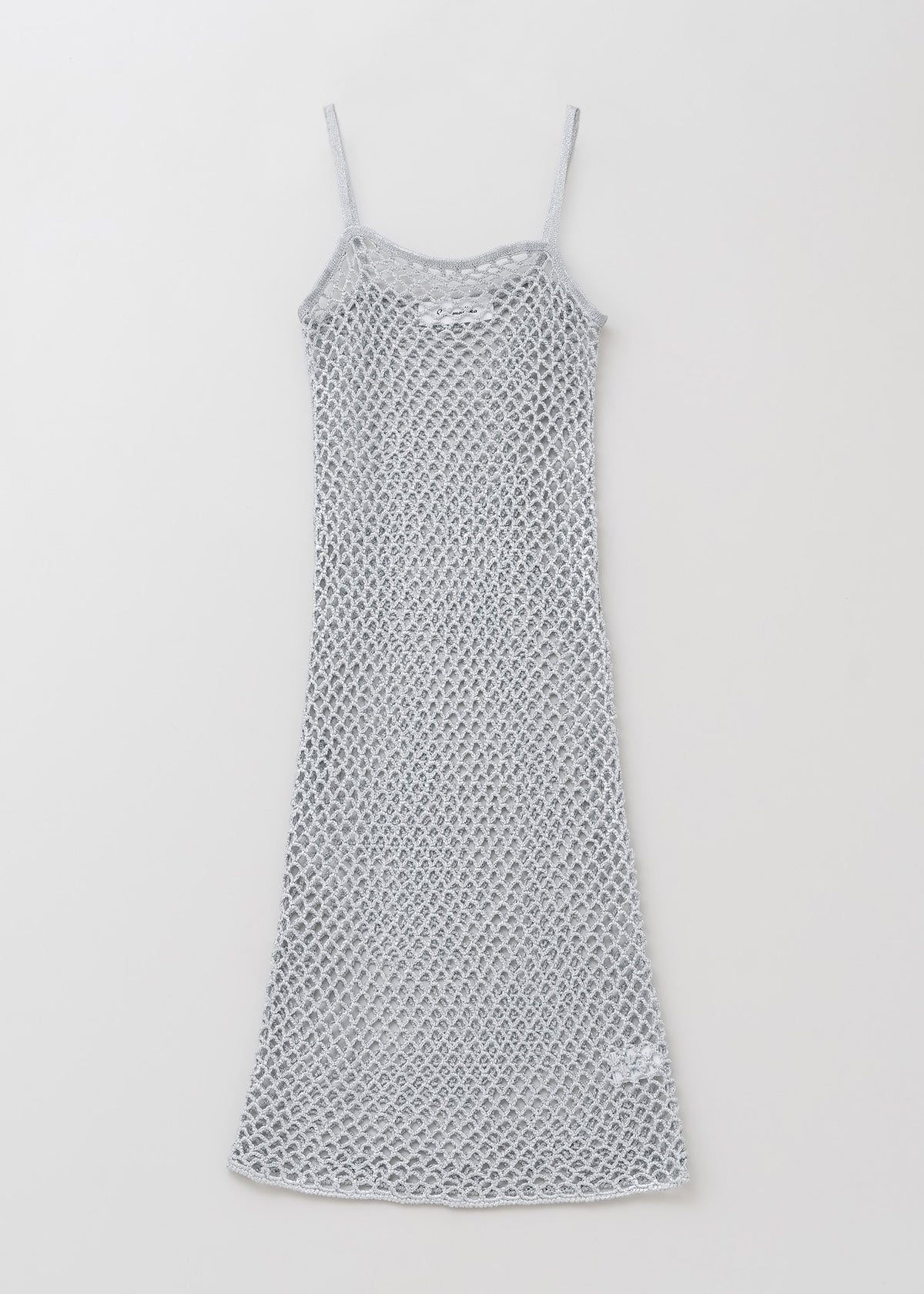 【1/22 10時発売】Silver Net Cami Dress