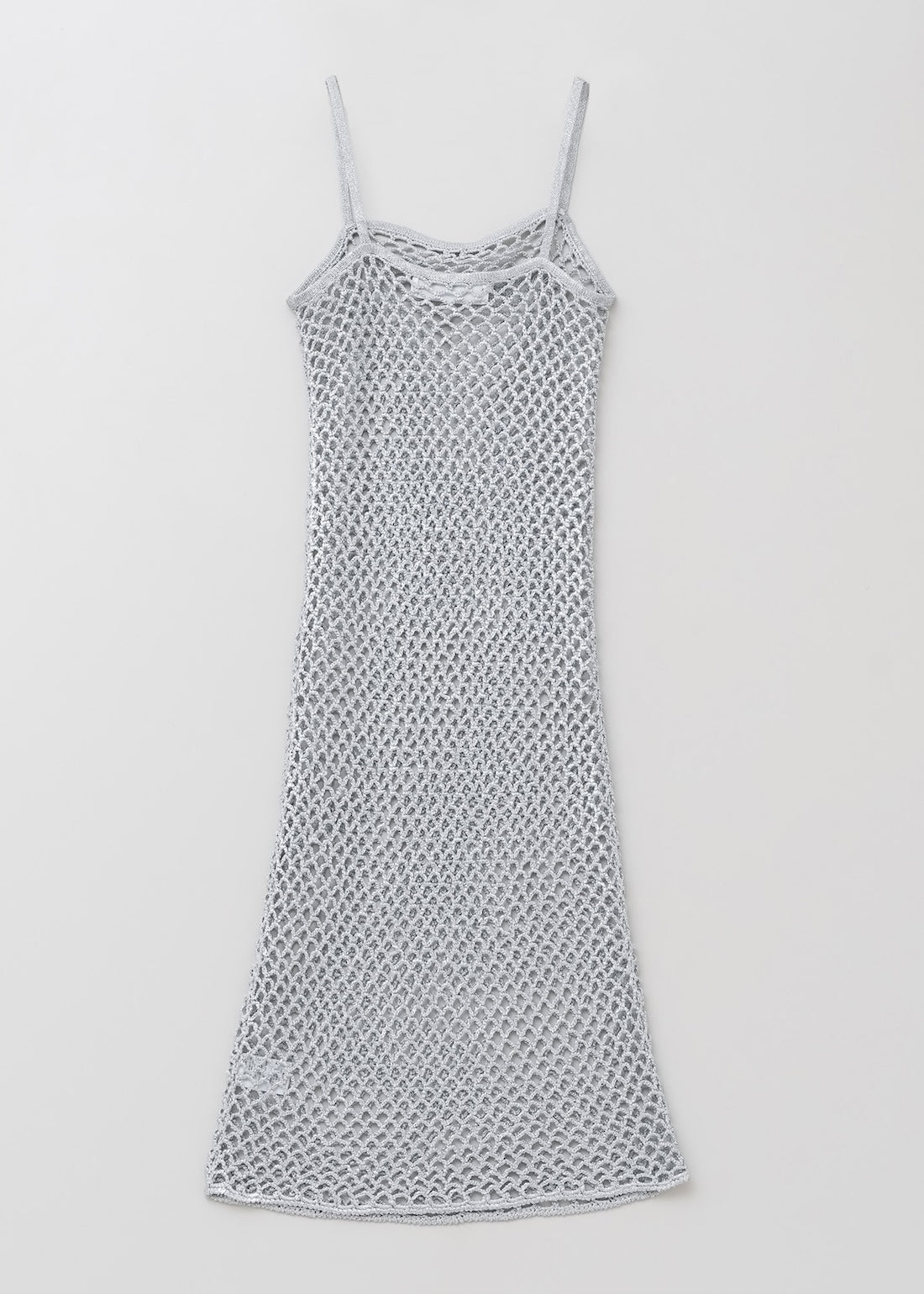 【1/22 10時発売】Silver Net Cami Dress