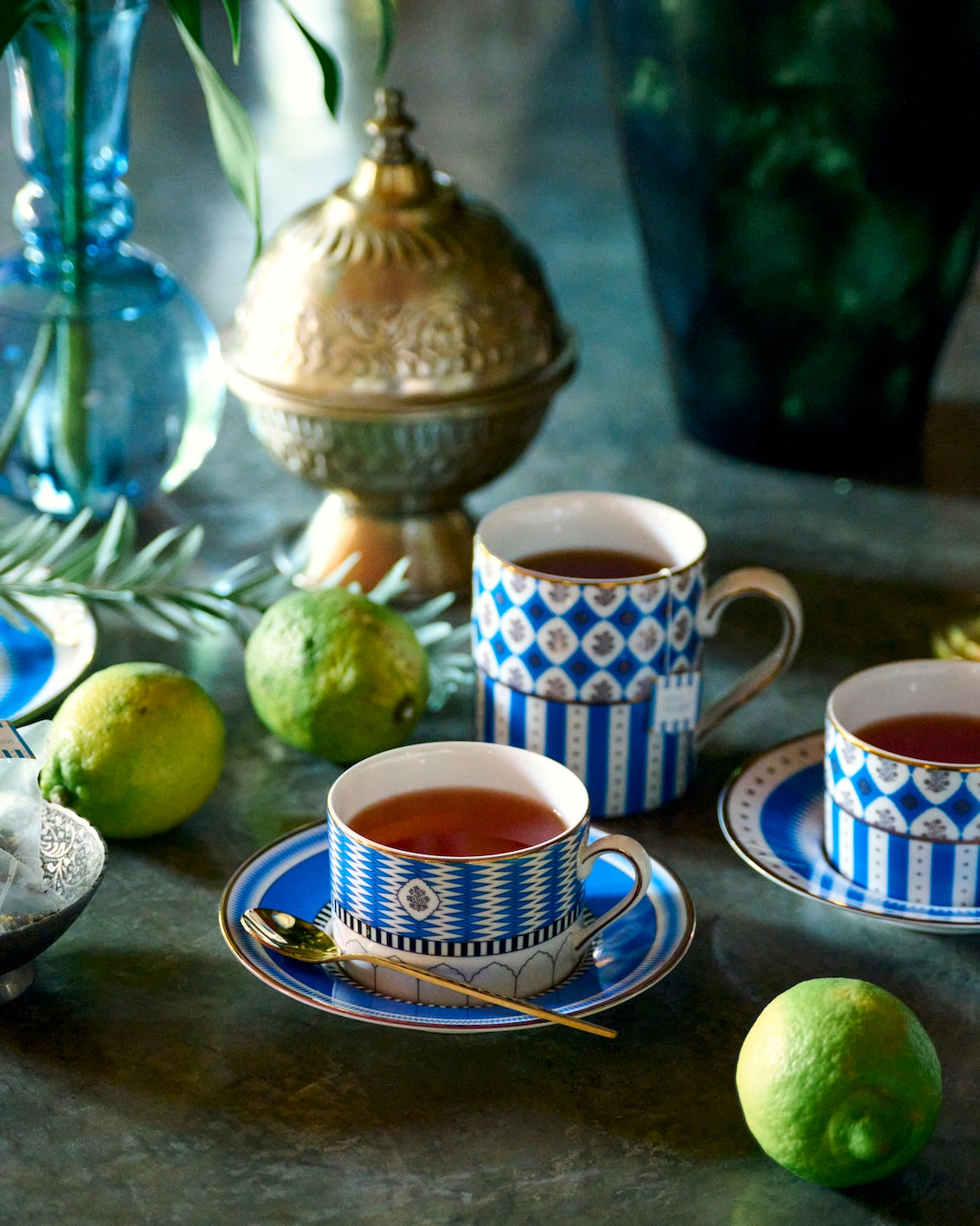 Eriko Kawakami × Pasand Home Blue City Tea Mug