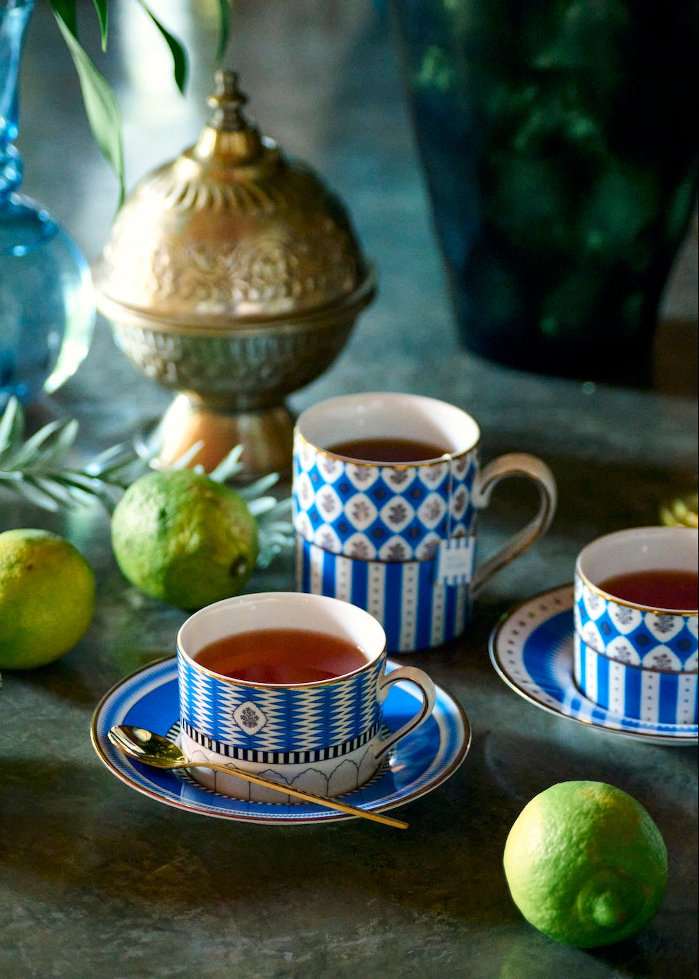 Eriko Kawakami × Pasand Home Blue City Tea Mug