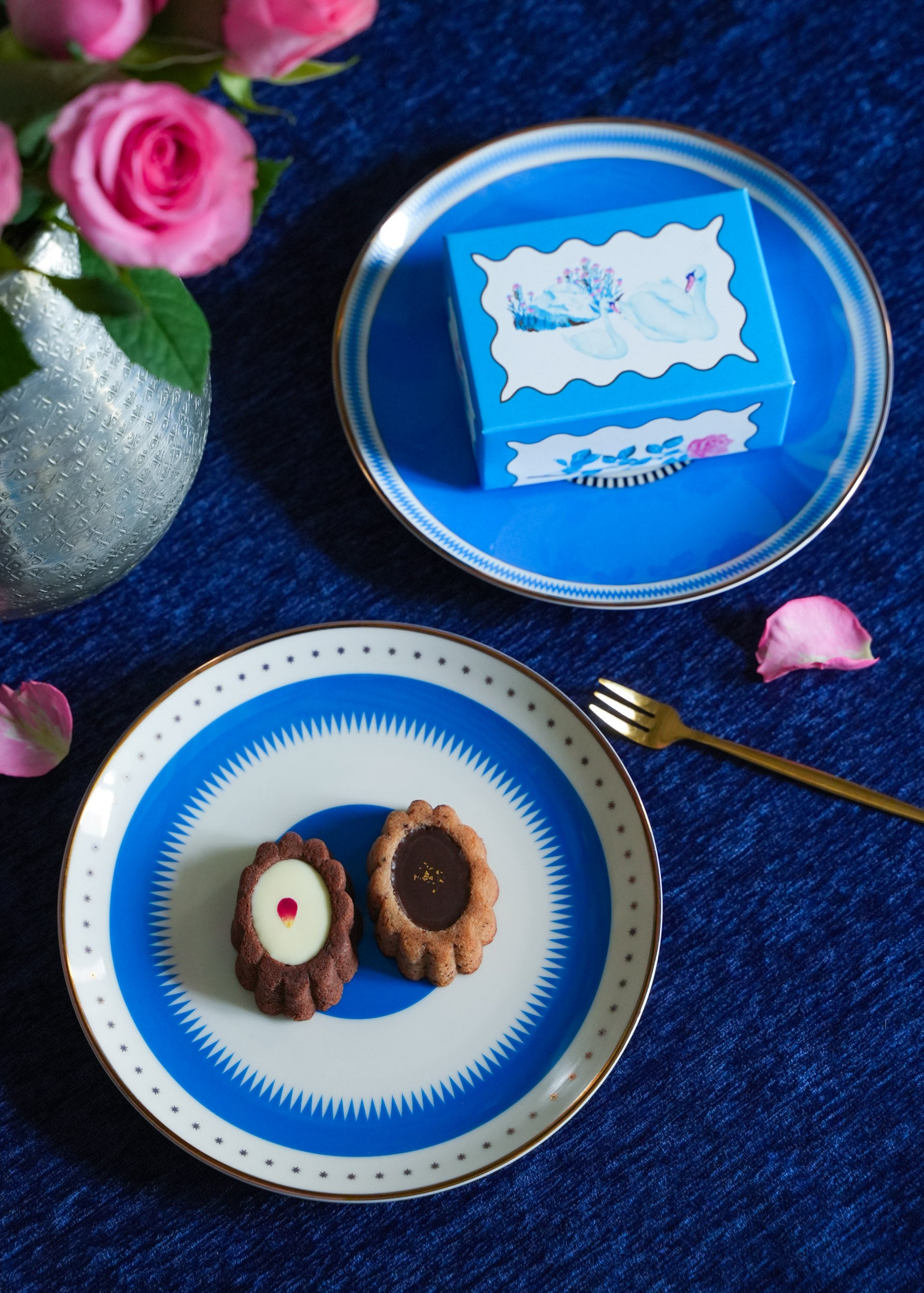 【4/1 10時発売】Blue Tea Time Set - Tigre & Plate