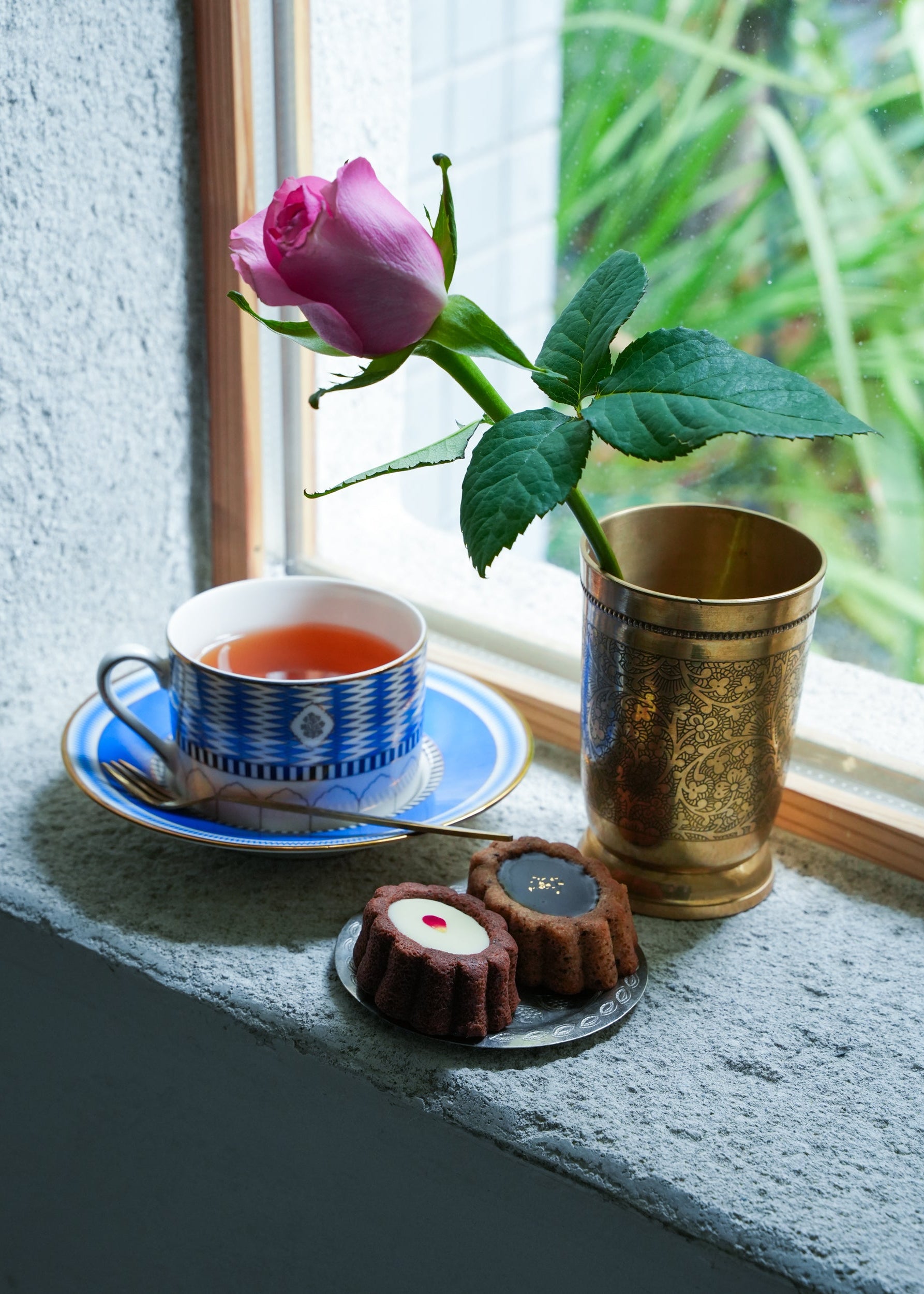 Blue Tea Time Set - Tigre & Cup and Saucer