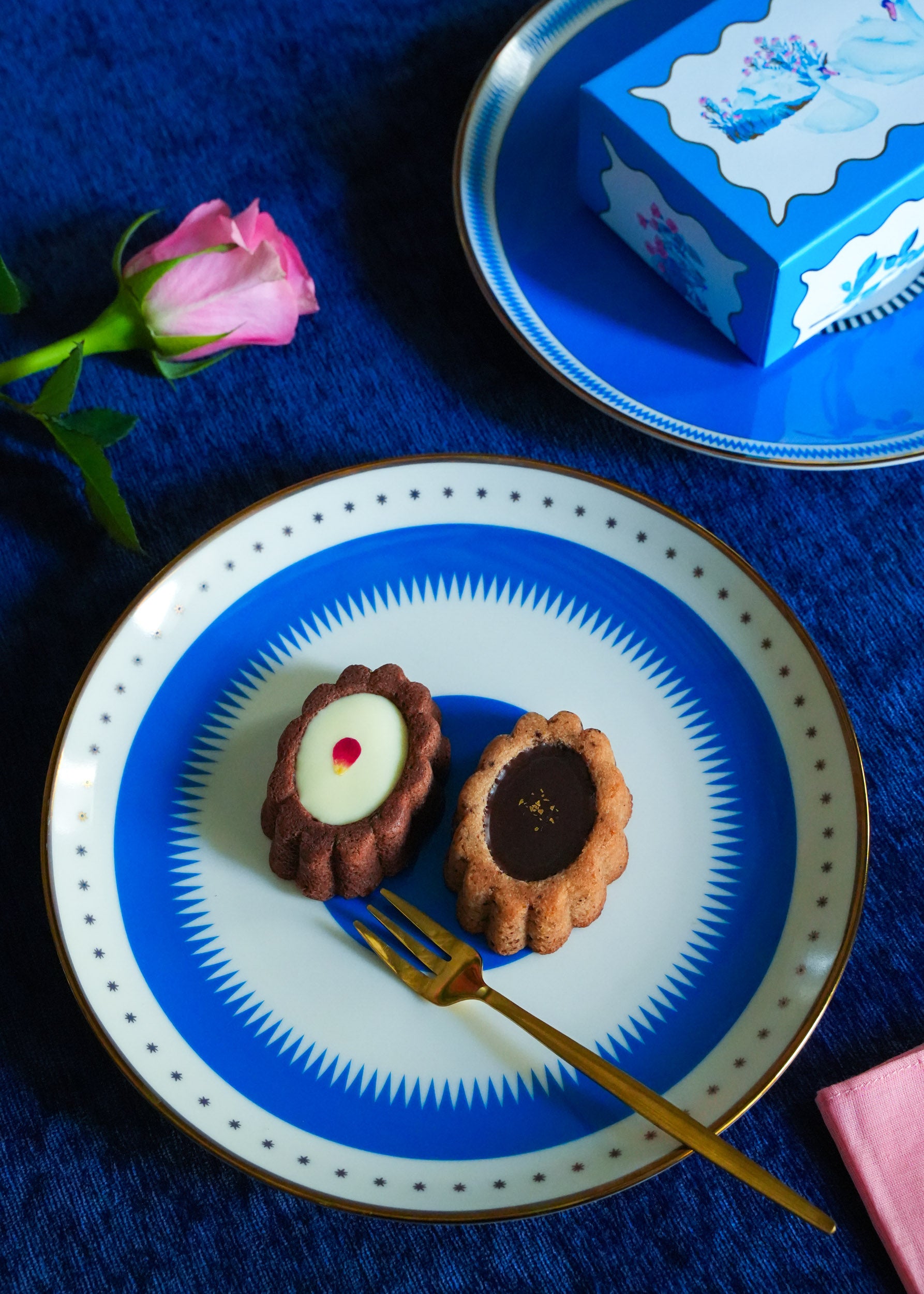 Blue Tea Time Set - Tigre & Plate | Pasand by ne Quittez pas