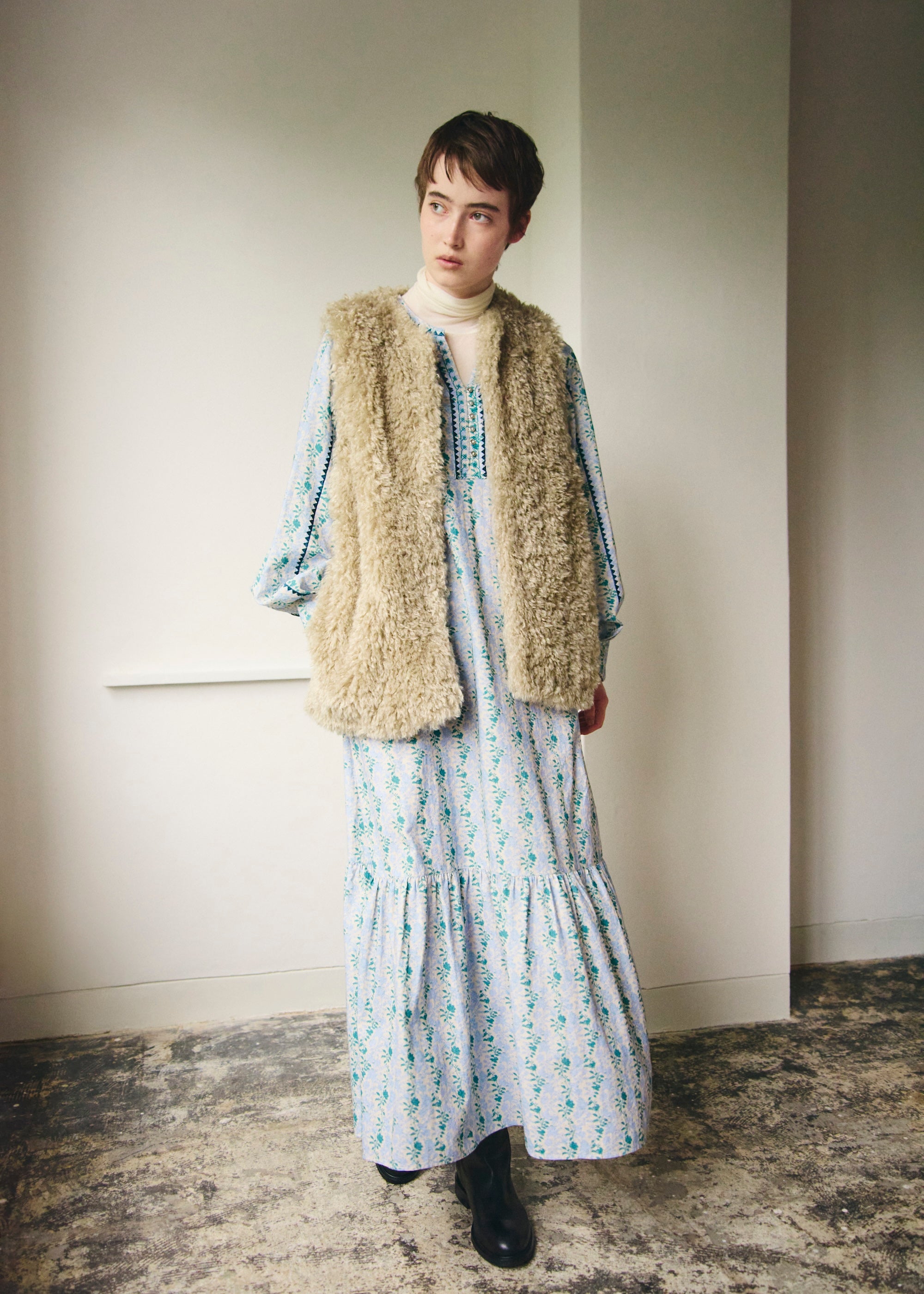 【11月中旬お届け予定】Pile Shaggy Fur Gilet