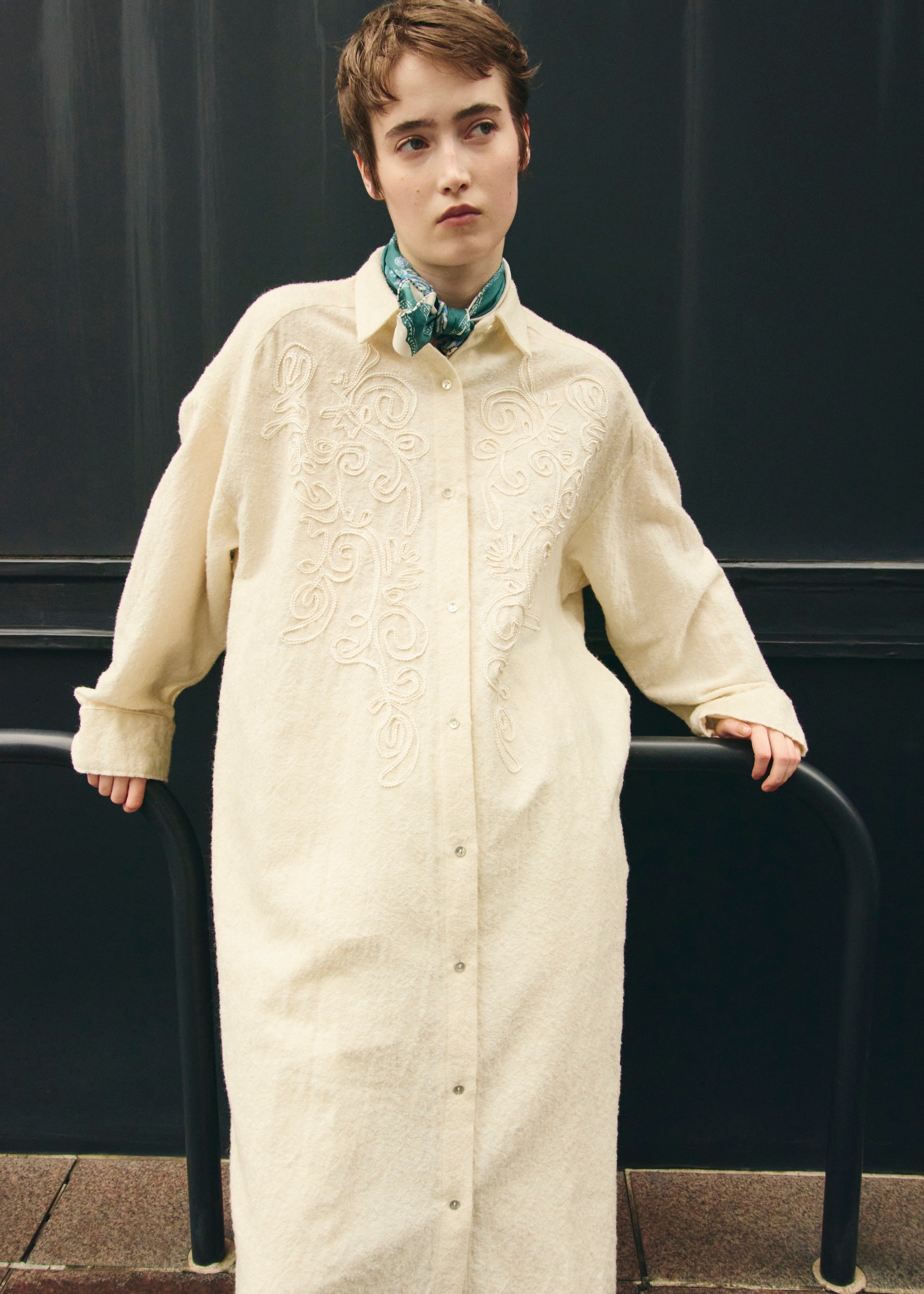 【8/5 10時発売】Silk Marigold Print Scarf