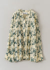 【2月上旬お届け予定】Rayon Jaquard Flower All Over Embridery Top