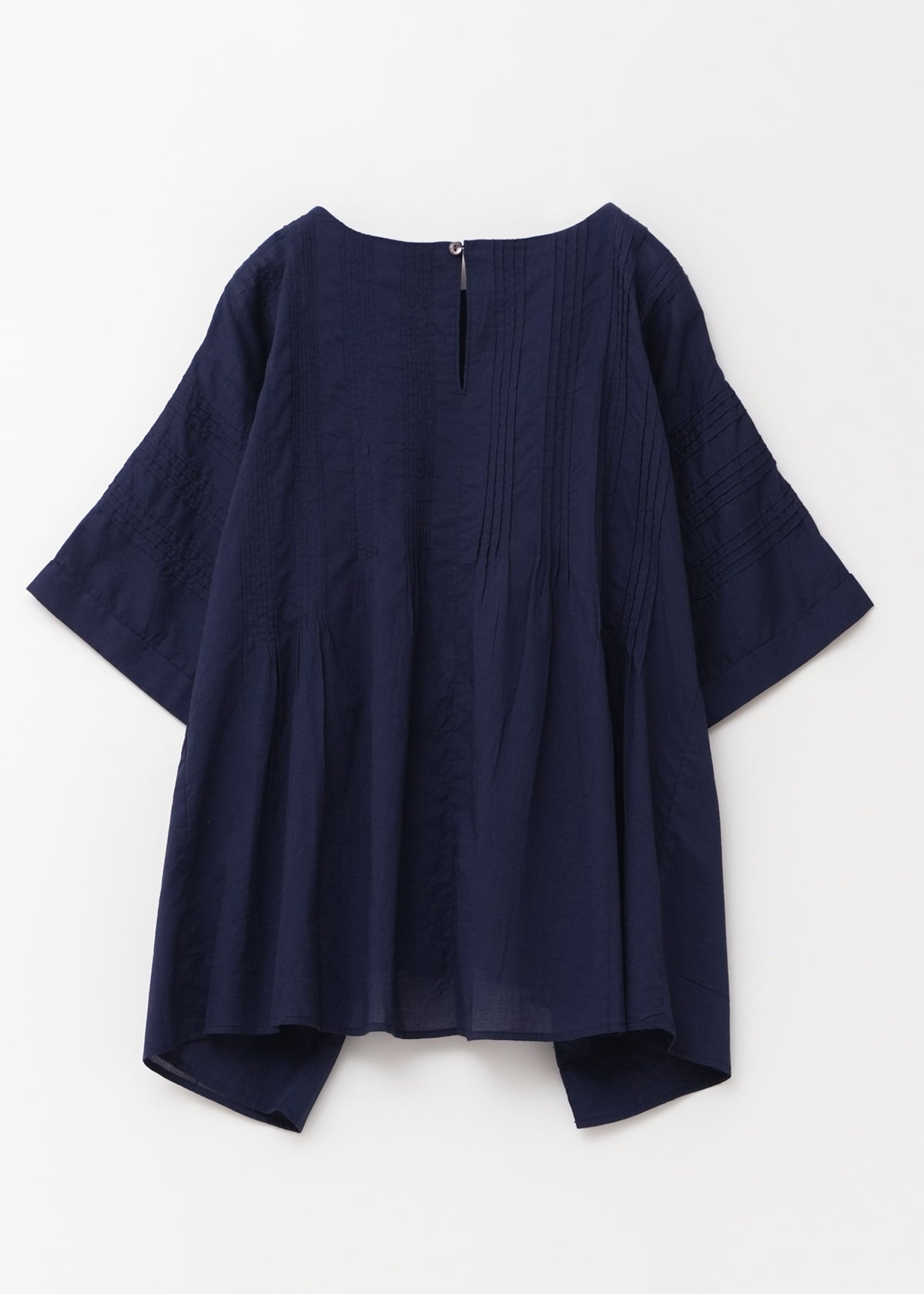 Cotton Voile Pin Tuck Blouse