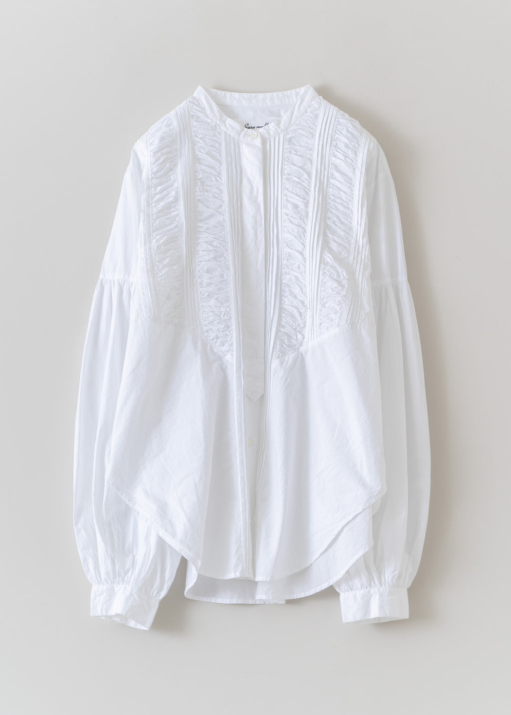 Shirring And Tuck Blouse | Pasand by ne Quittez pas | パサンドバイ 