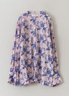 【2月上旬お届け予定】Rayon Jaquard Flower All Over Embridery Top