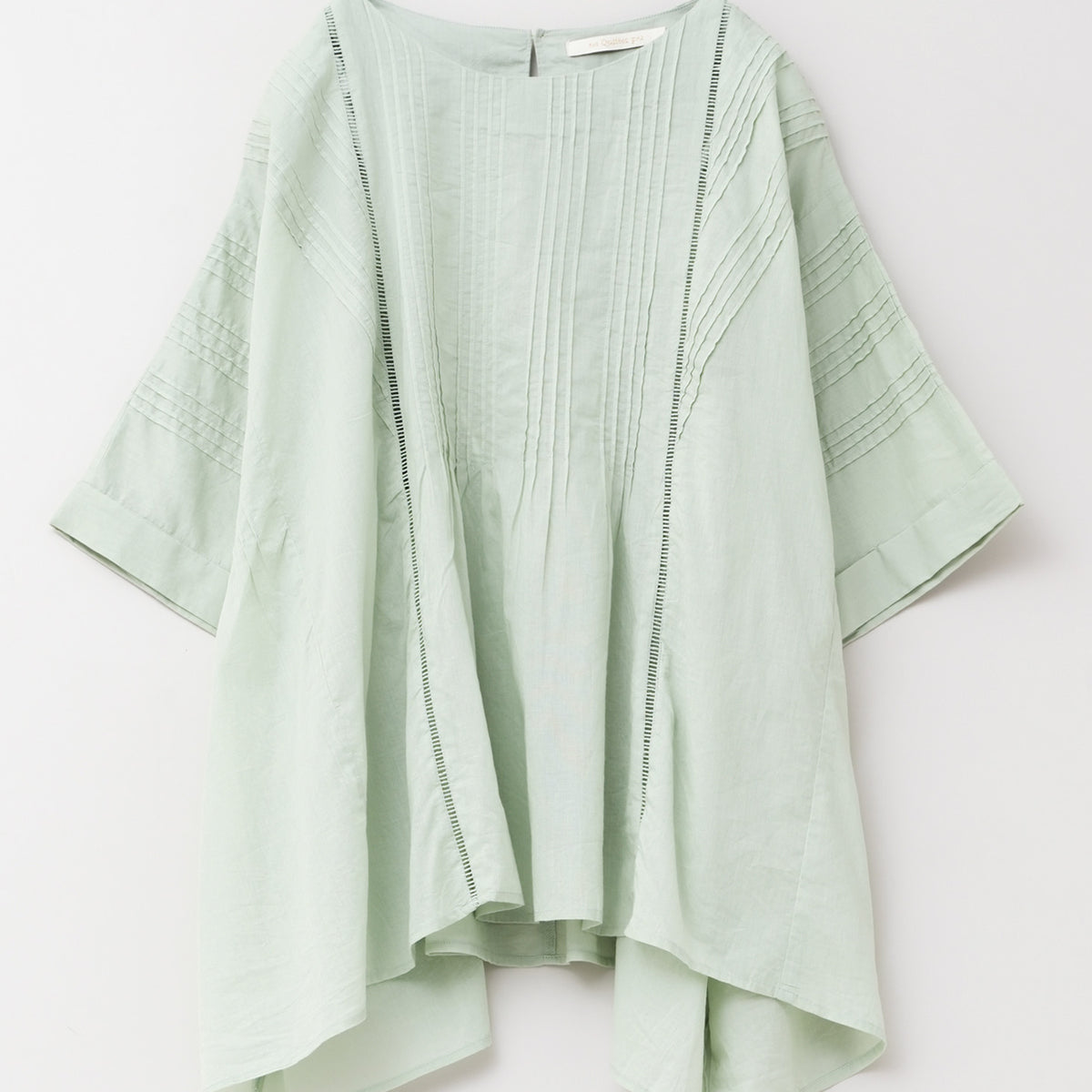 Cotton Voile Pin Tuck Blouse | Pasand by ne Quittez pas | パサン 