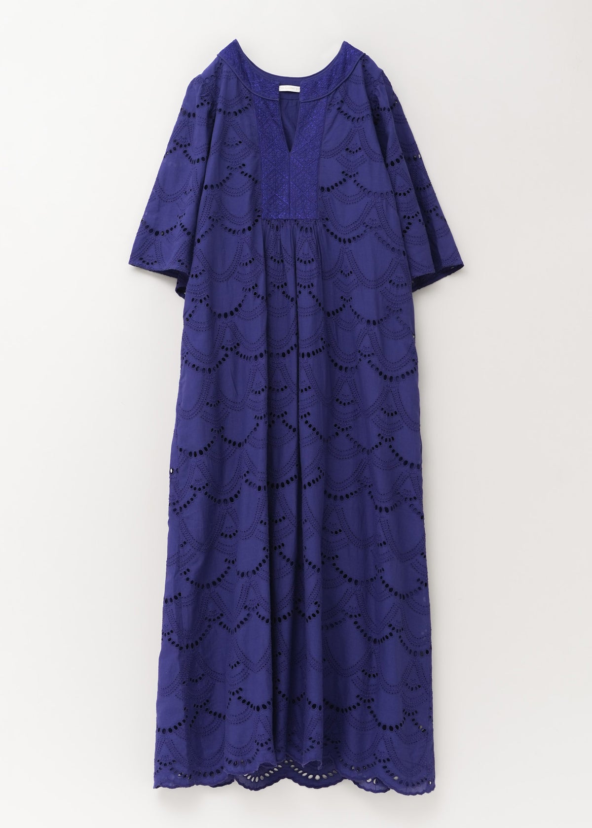 Cotton Voile Dot Hemla Dress