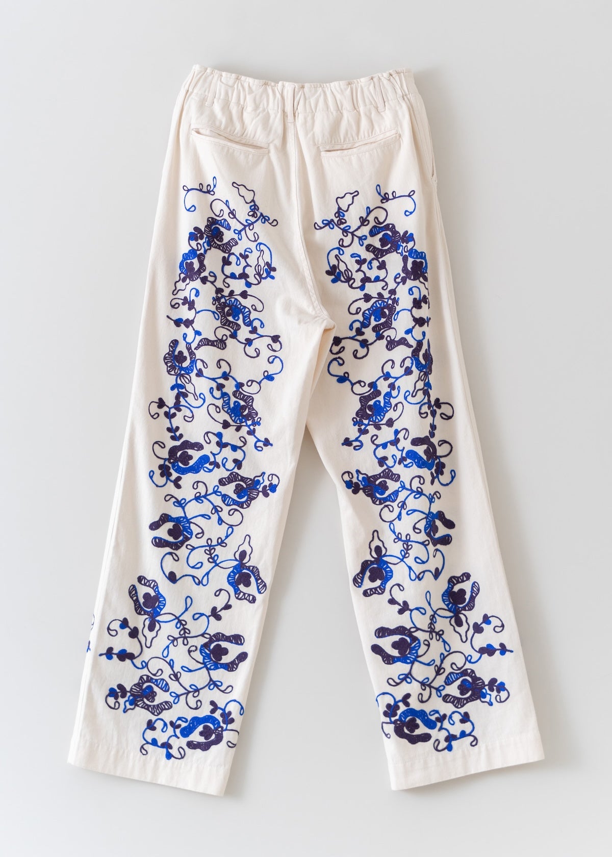 Zeenat Cotton Twill Embroidery Pants