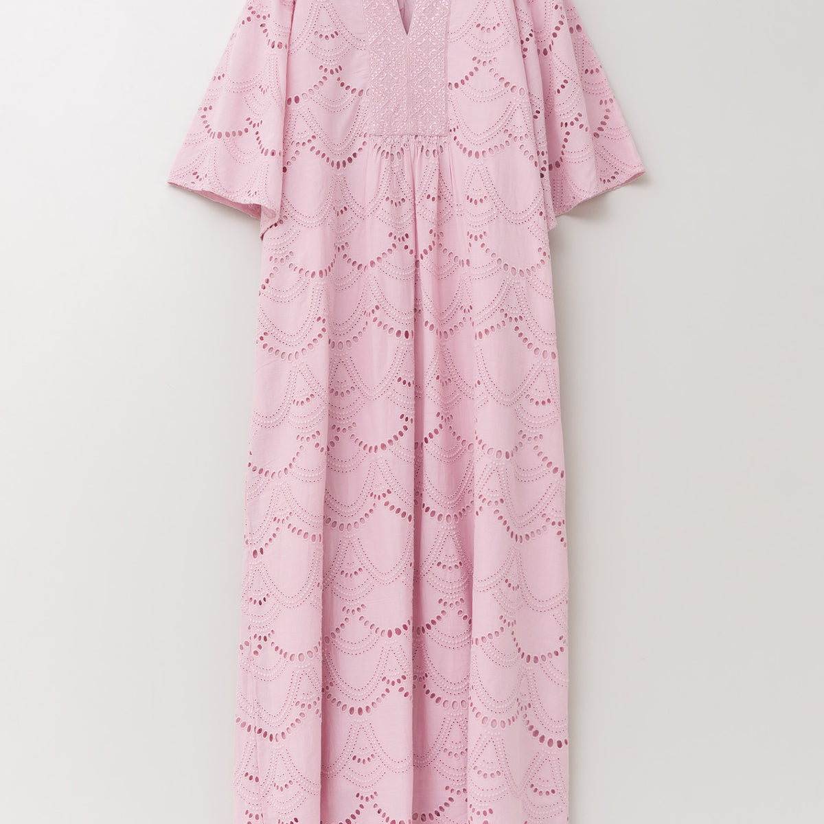 Cotton Voile Dot Hemla Dress | Pasand by ne Quittez pas | パサン 