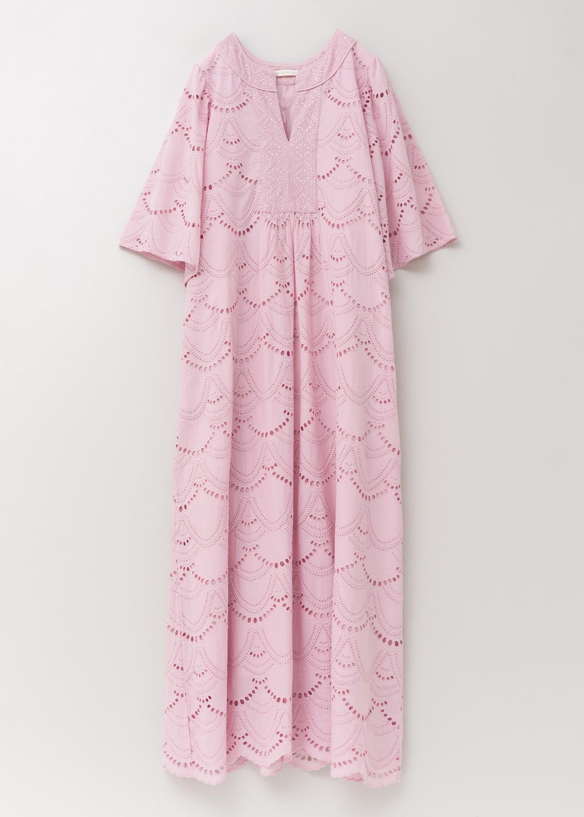Cotton Voile Dot Hemla Dress