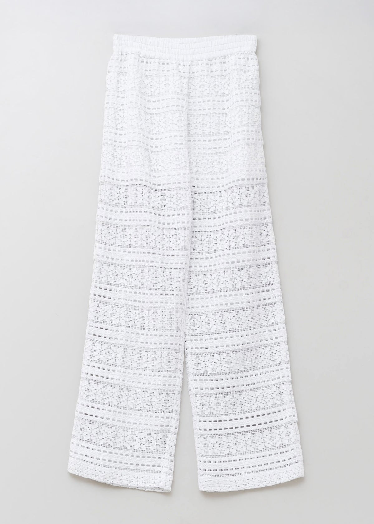 Cotton Border Lace Pants
