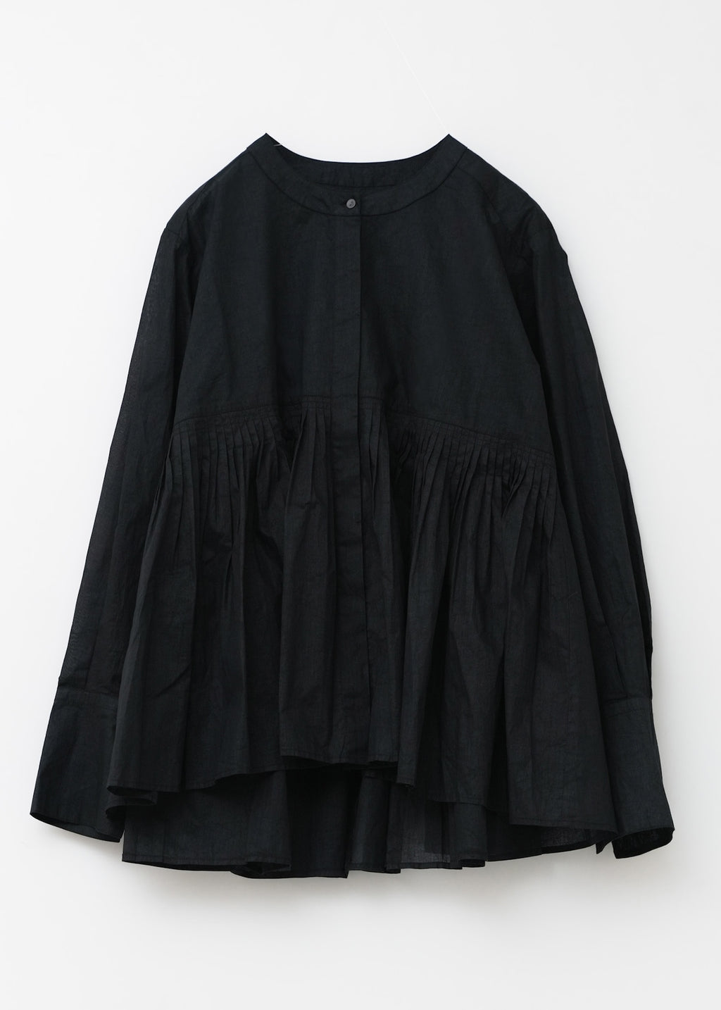 Cotton Organza Tuck Blouse 極美品 ヌキテパ コットンポプリン