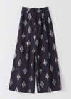 Cotton Linen Foil Print Pants