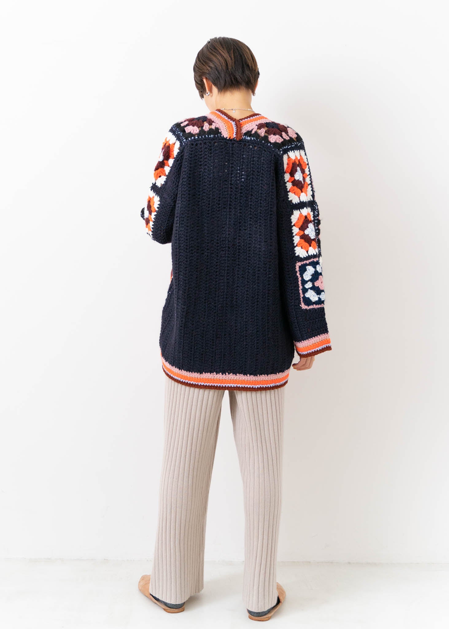 Hand-made Crochet Tricot Cardigan