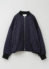 [Delivery scheduled for mid-January] Rayon Cotton Jacquard Blouson