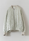 【1月中旬お届け予定】Rayon Cotton Jacquard Blouson