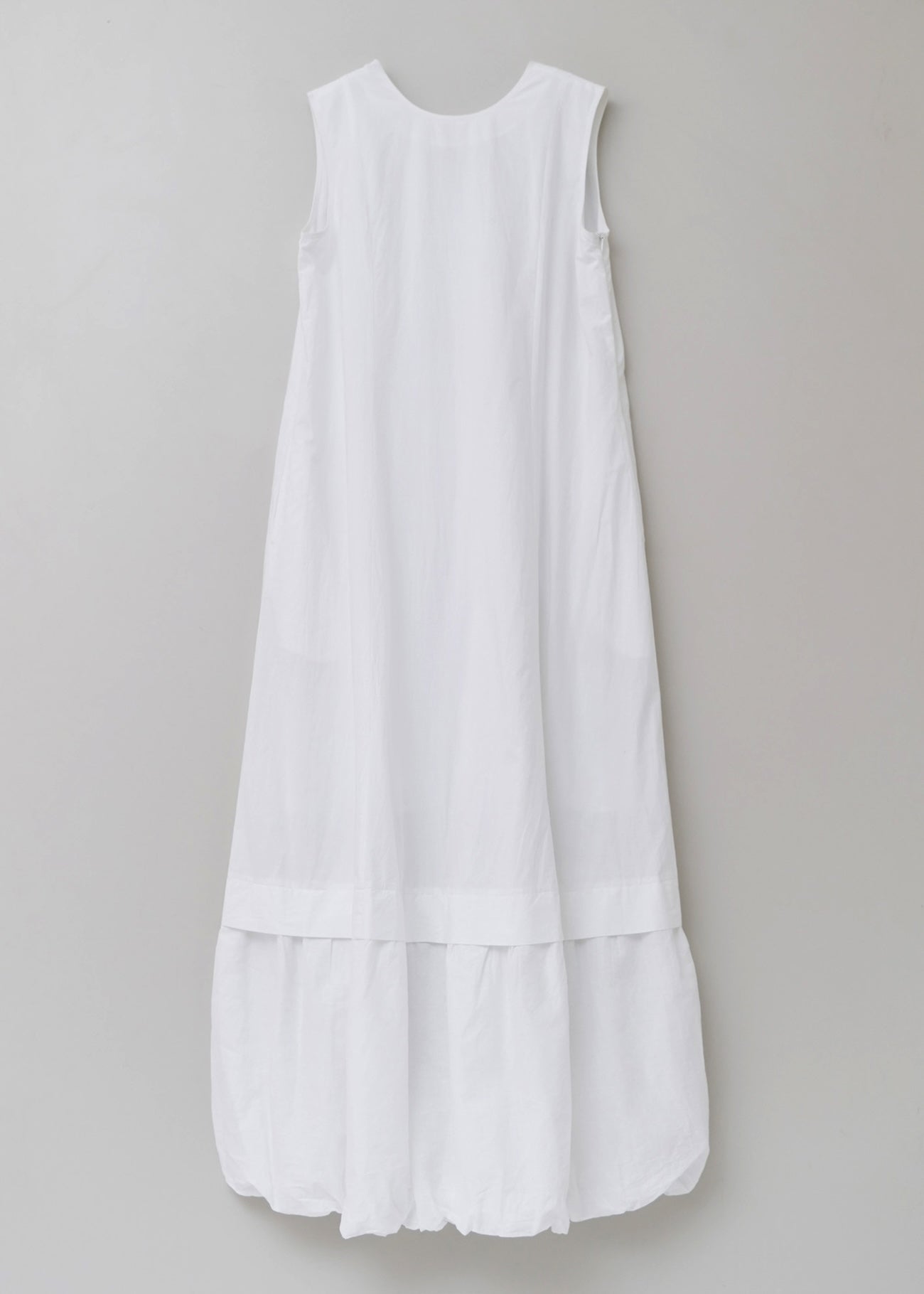 Cotton Organza & Poplin Sleeveless Balloon Dress