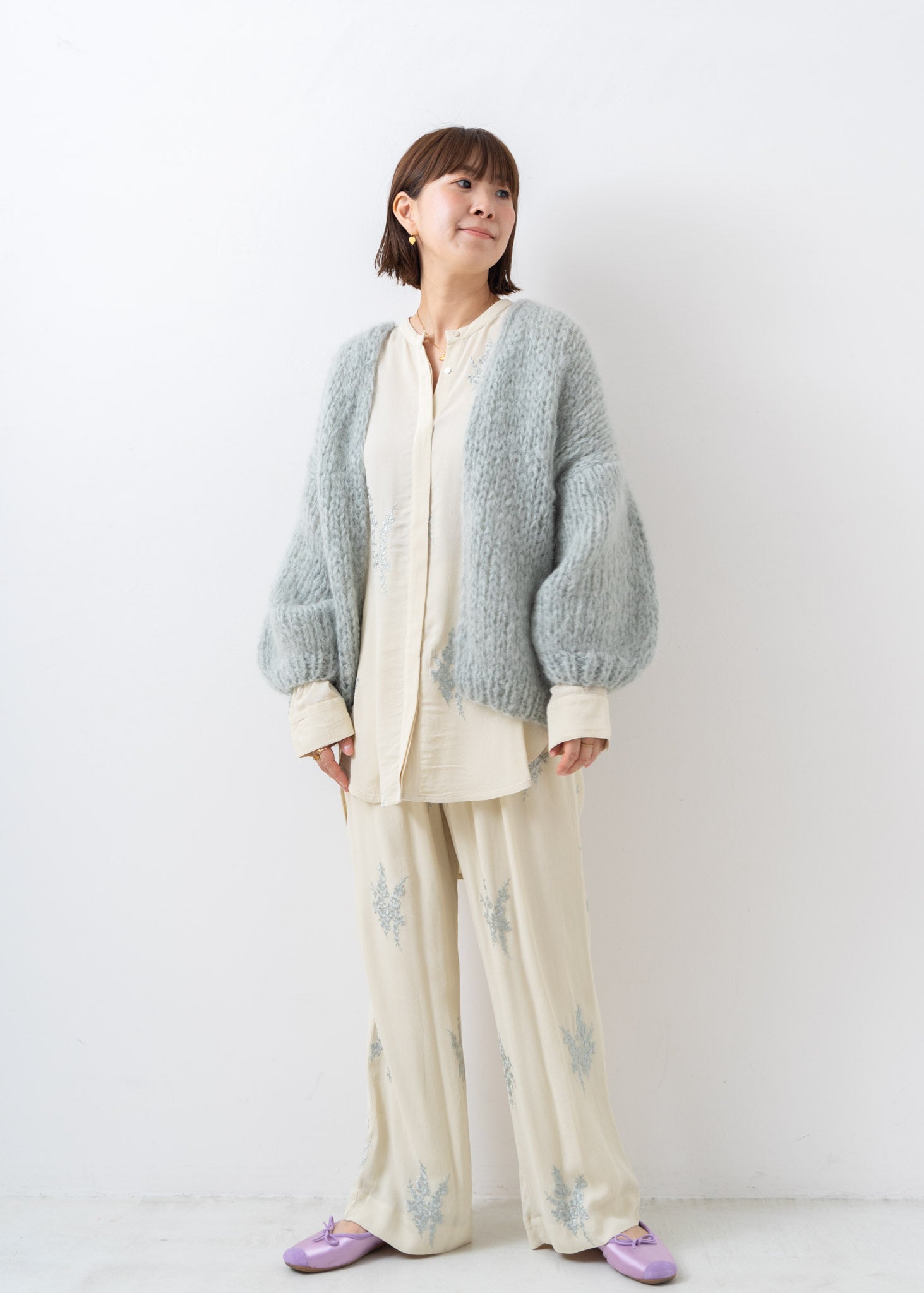 Mohair Big Cardigan | Pasand by ne Quittez pas | パサンドバイヌキテパ