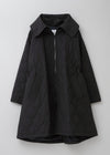 VACHEMENT Recycle Nylon Cotton Cross Quilting Coat