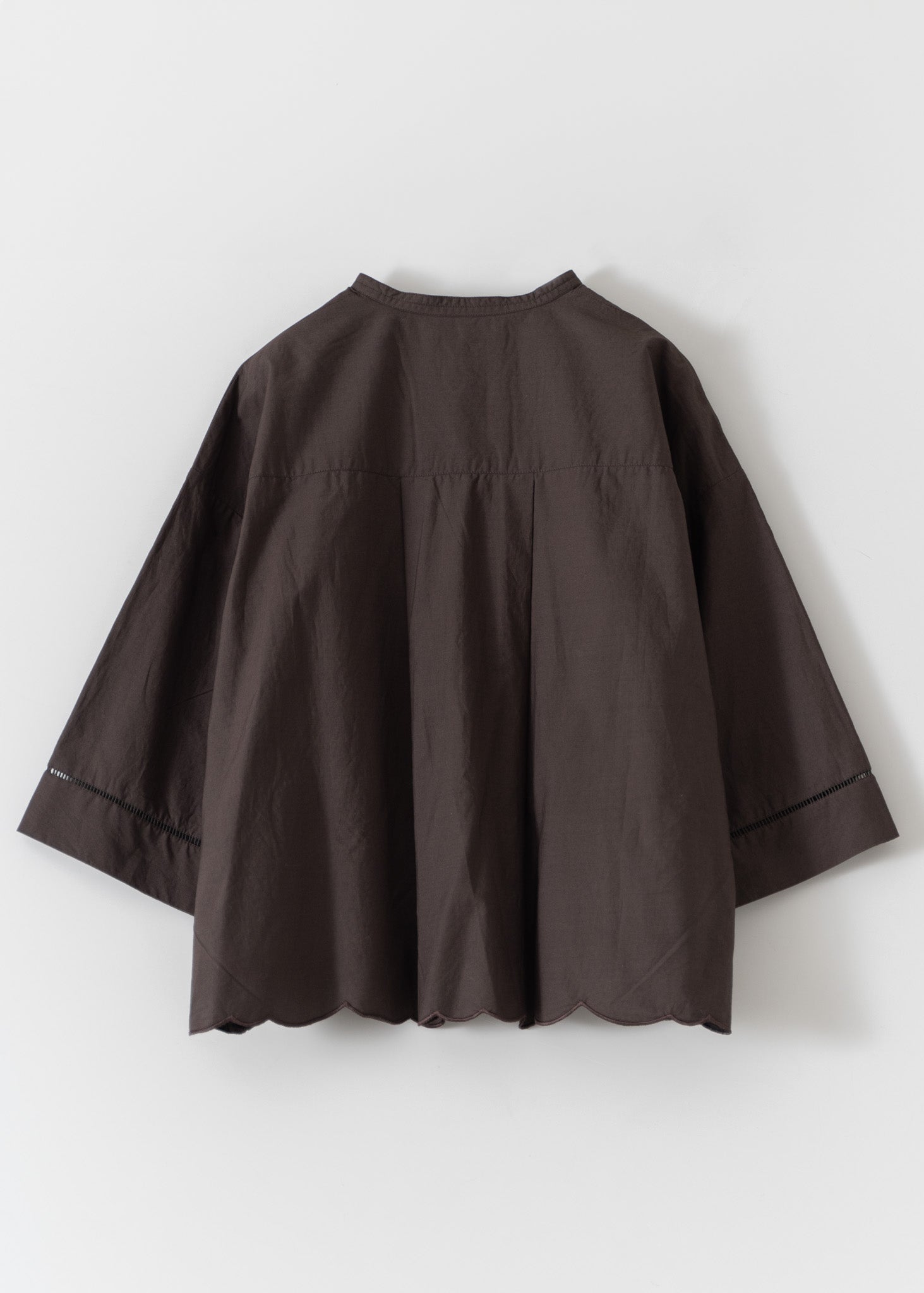 【3月中旬お届け予定】Poplin Daisy Cutwork Shirts