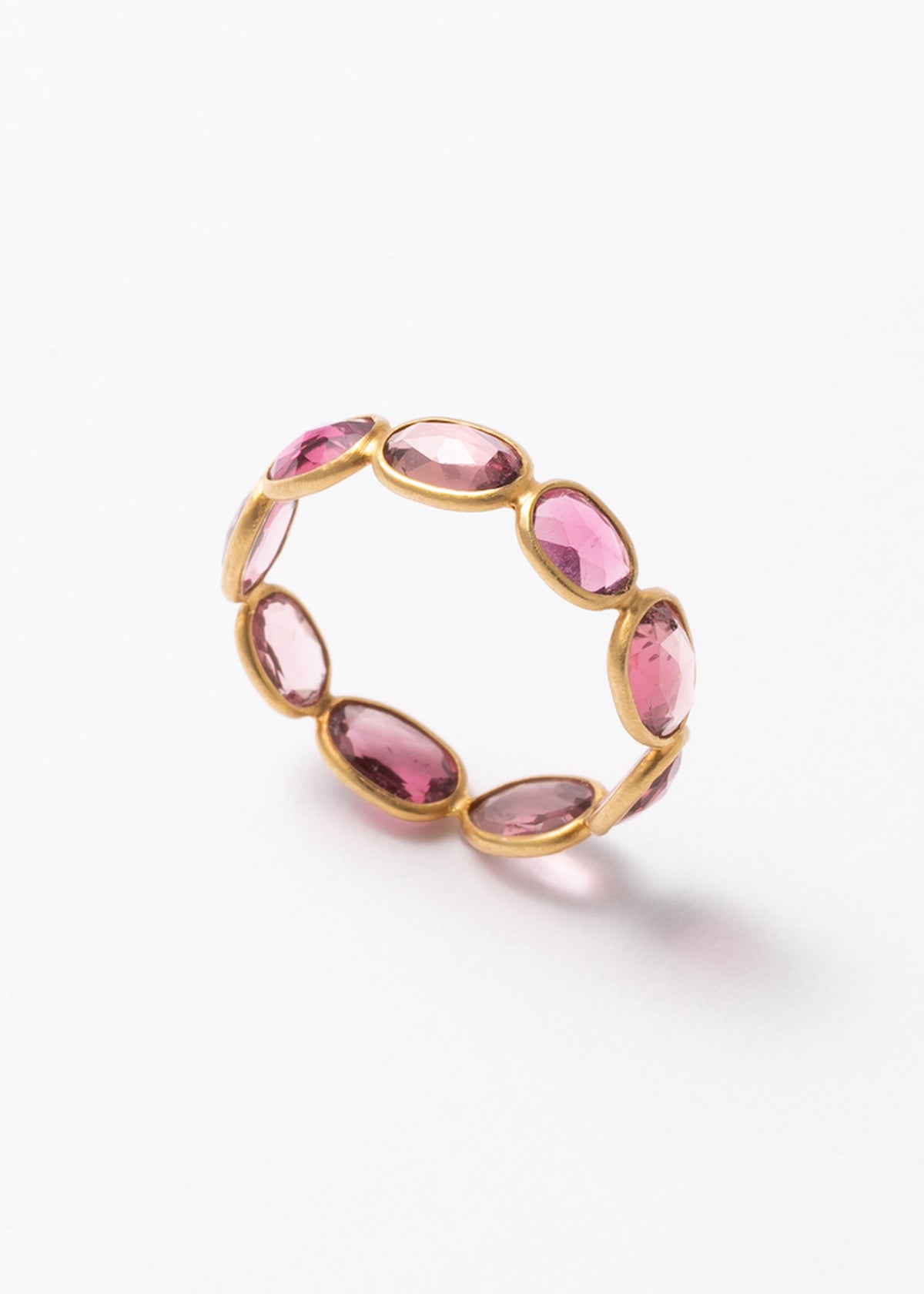 Pink Tourmaline Slice Stone Eternity | Pasand by ne Quittez pas | パサンドバイヌキテパ