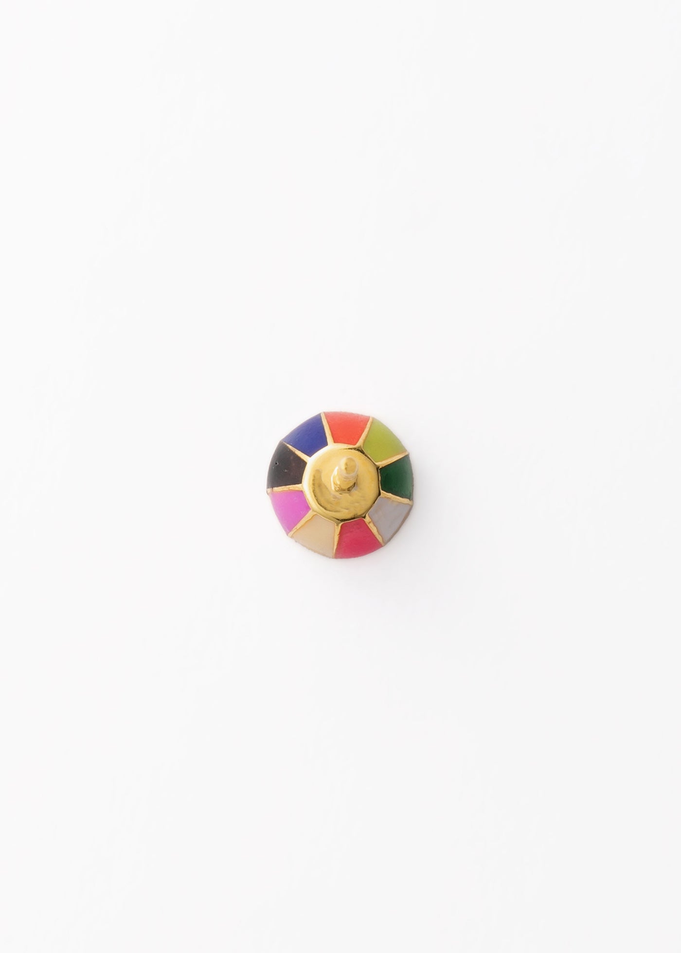 Polki Multi Color Enamel Stud